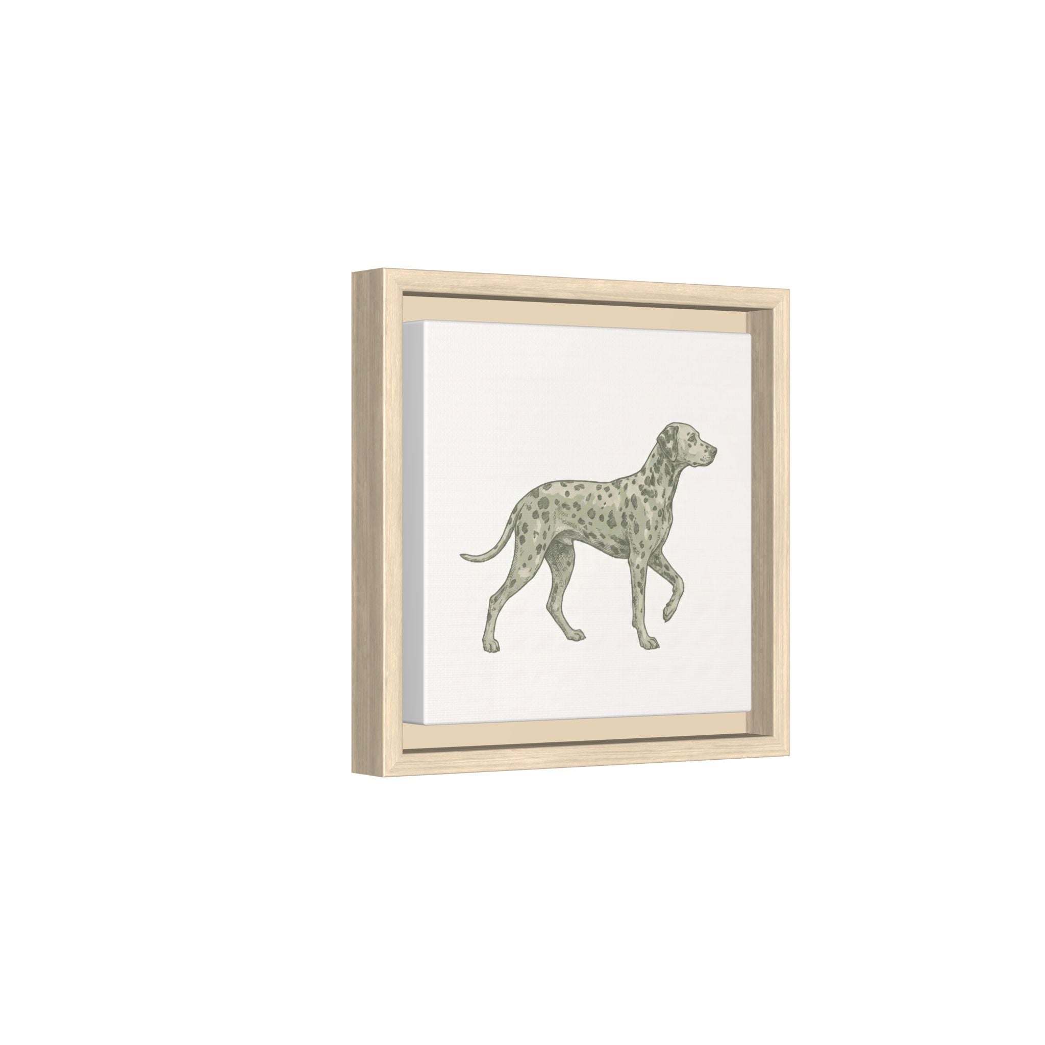 The Dalmatian Canvas — Framed Wall Art