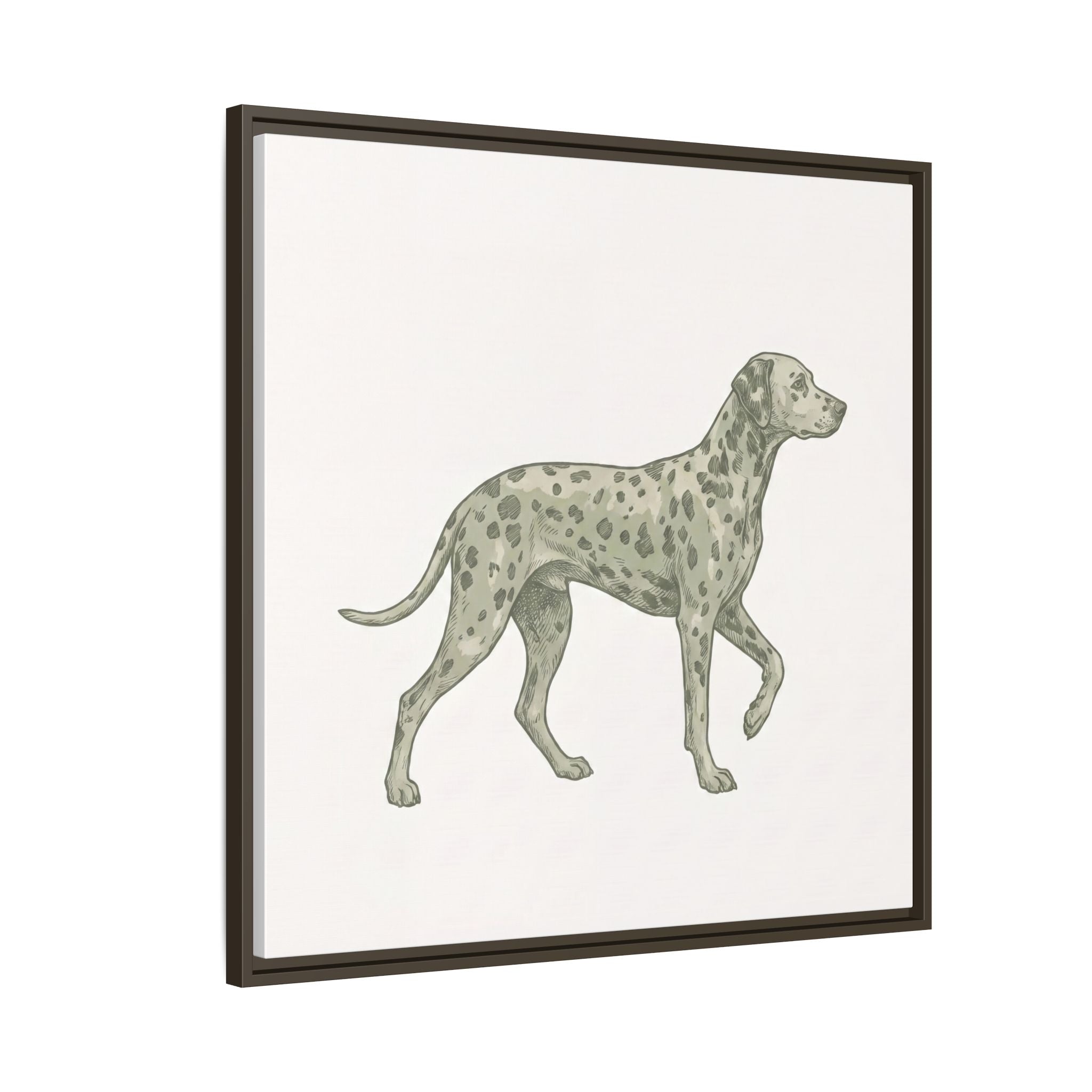The Dalmatian Canvas — Framed Wall Art