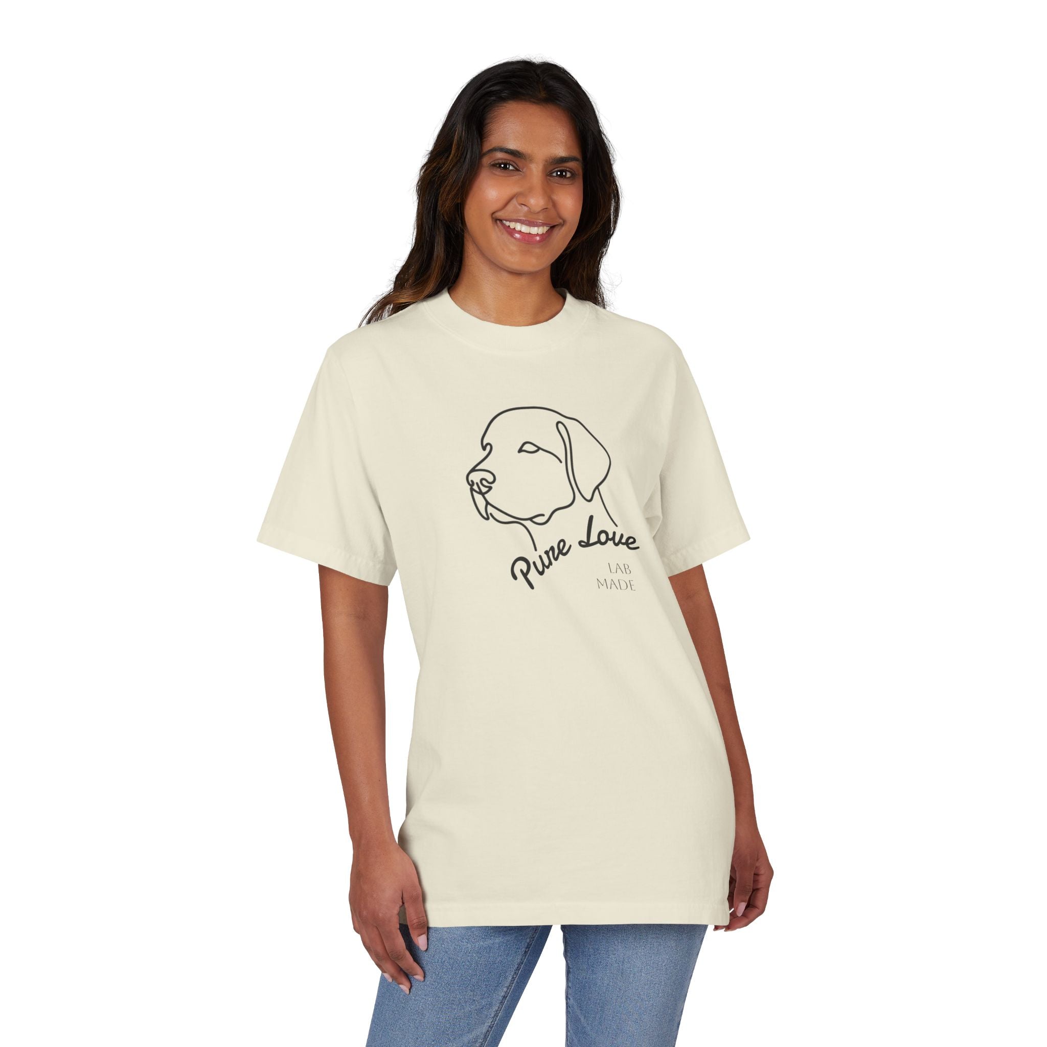 The Lab Line-Art Tee — Minimalist Print — view 5