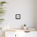 The Saluki Canvas — Framed Hound Print