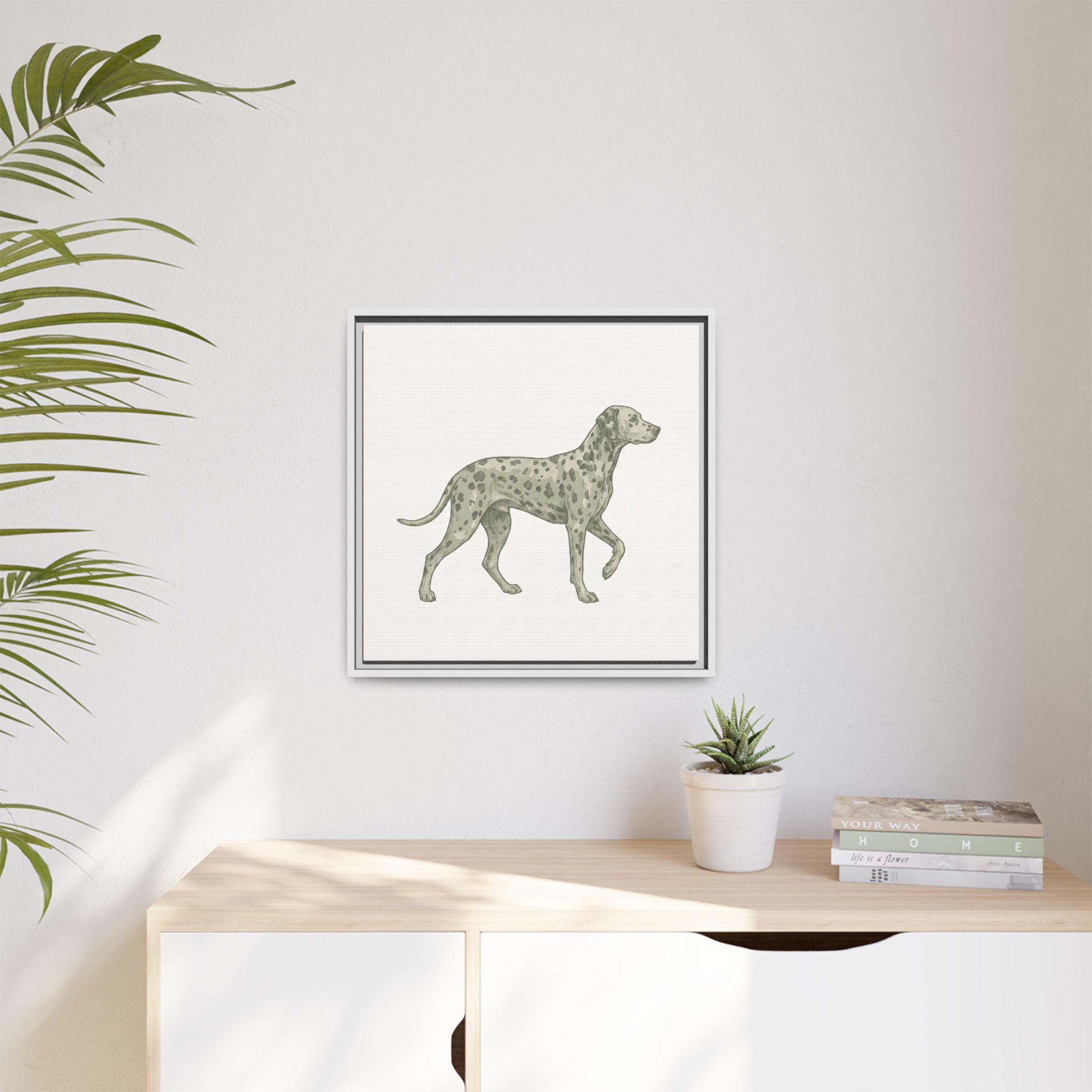 The Dalmatian Canvas — Framed Wall Art