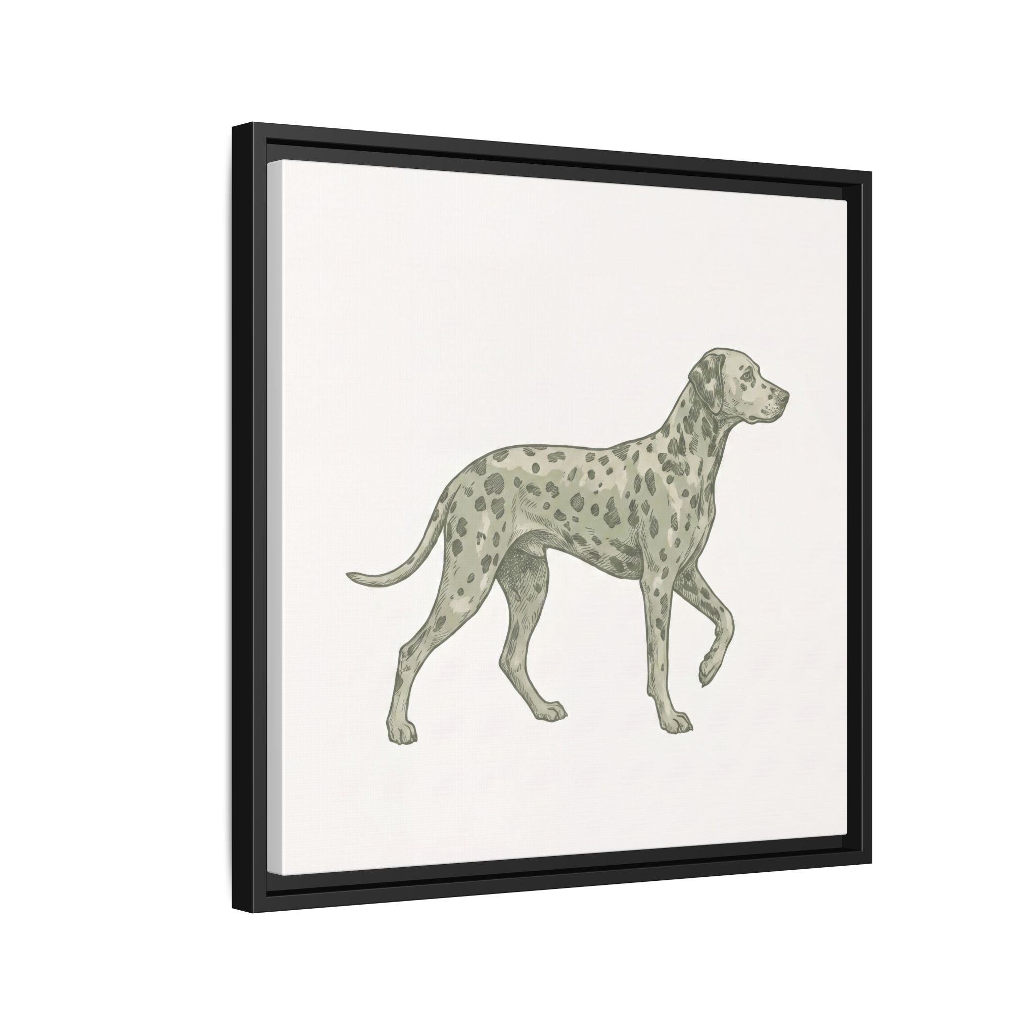 The Dalmatian Canvas — Framed Wall Art