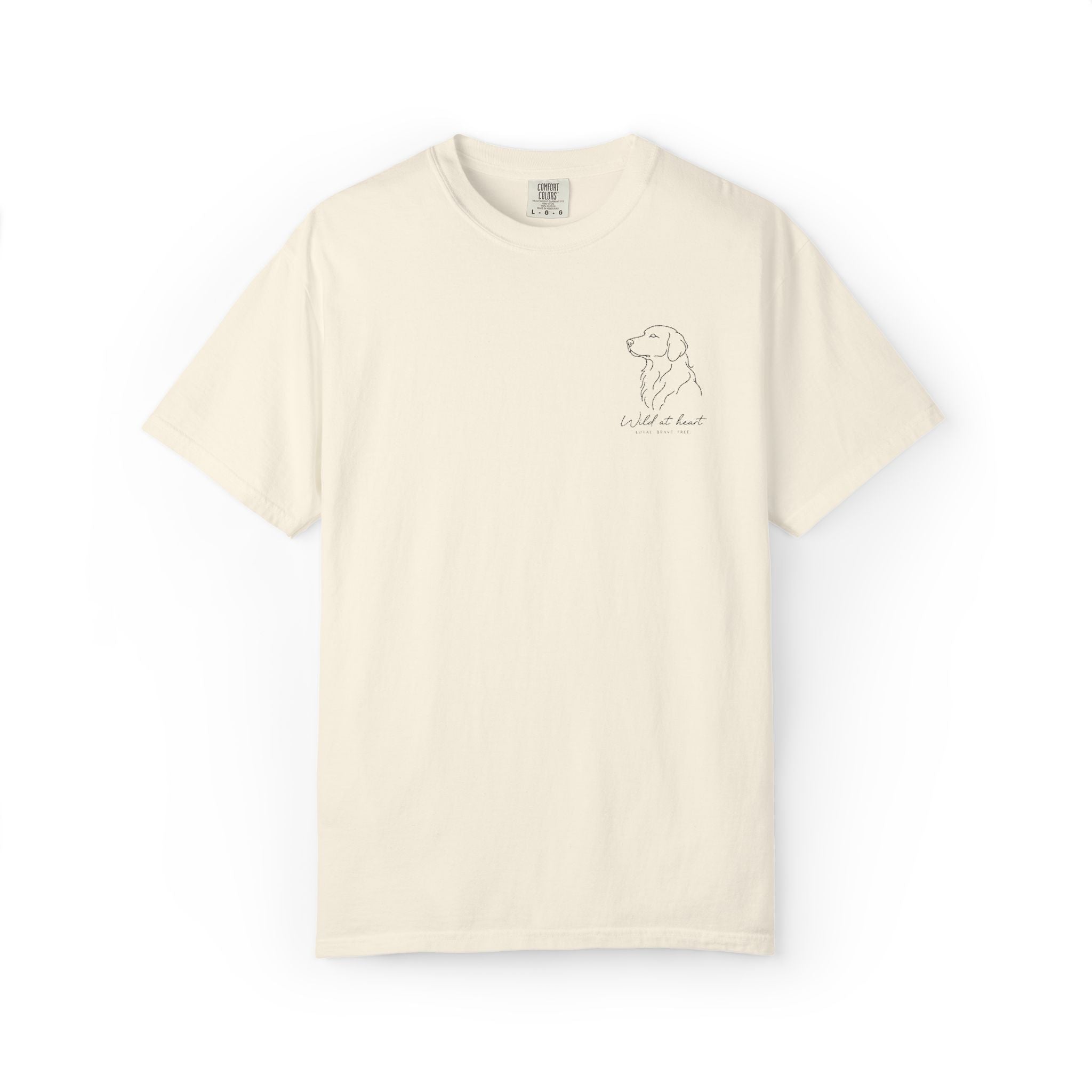 The Pocket Outline Tee — Minimalist Dog — view 2