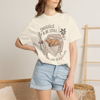 Snuggle & Be Still Tee — Cozy Dog Lounge Graphic T-Shirt — view 9