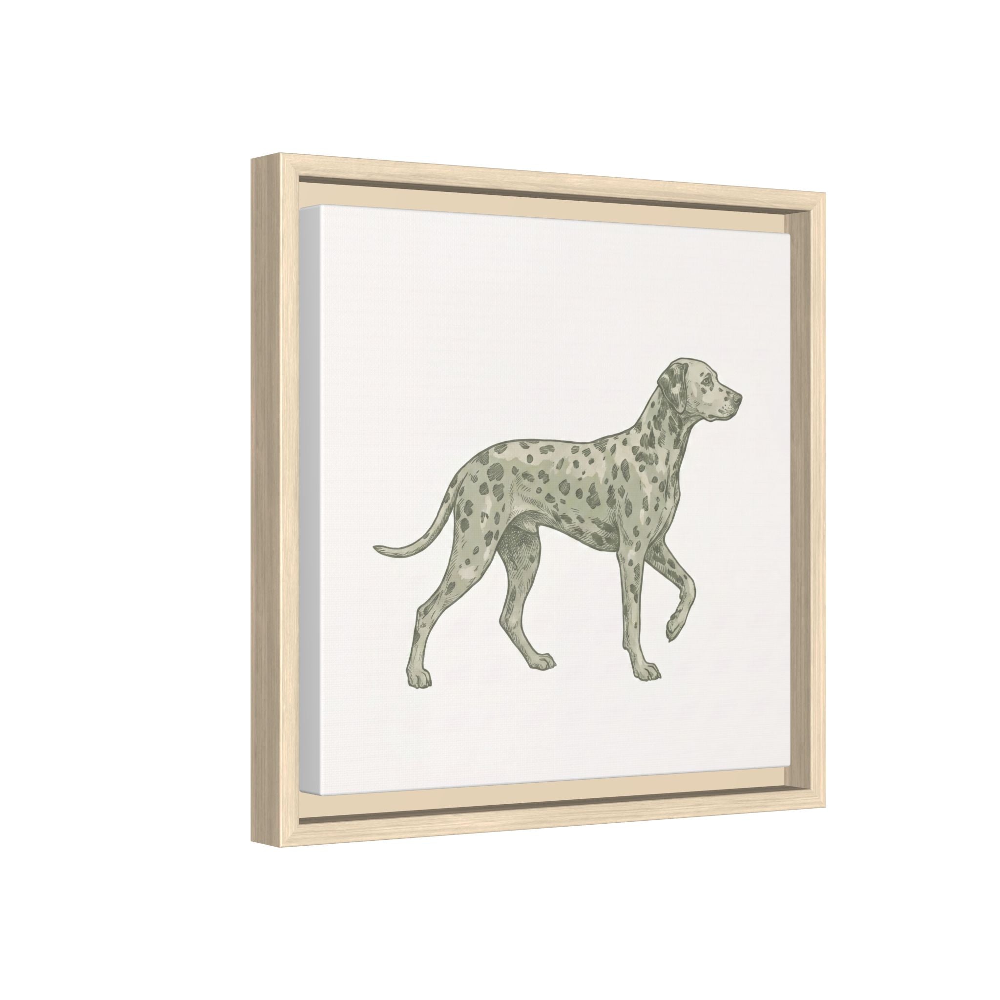The Dalmatian Canvas — Framed Wall Art