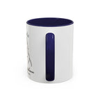 Custom Name Husky Portrait Illustration Accent Coffee Mug (11, 15oz) - Quiet Confidence - Loyal, brave, free — view 23