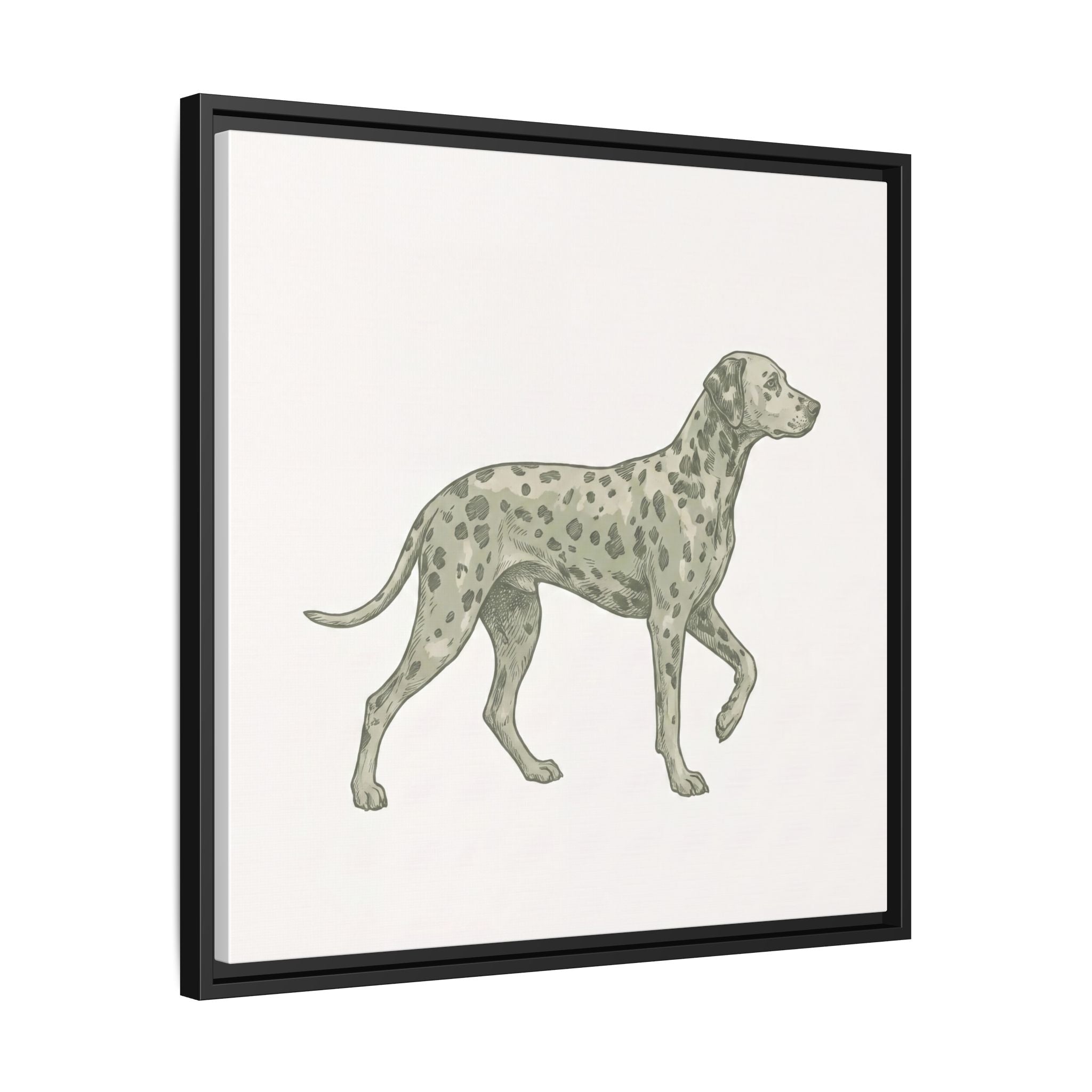 The Dalmatian Canvas — Framed Wall Art