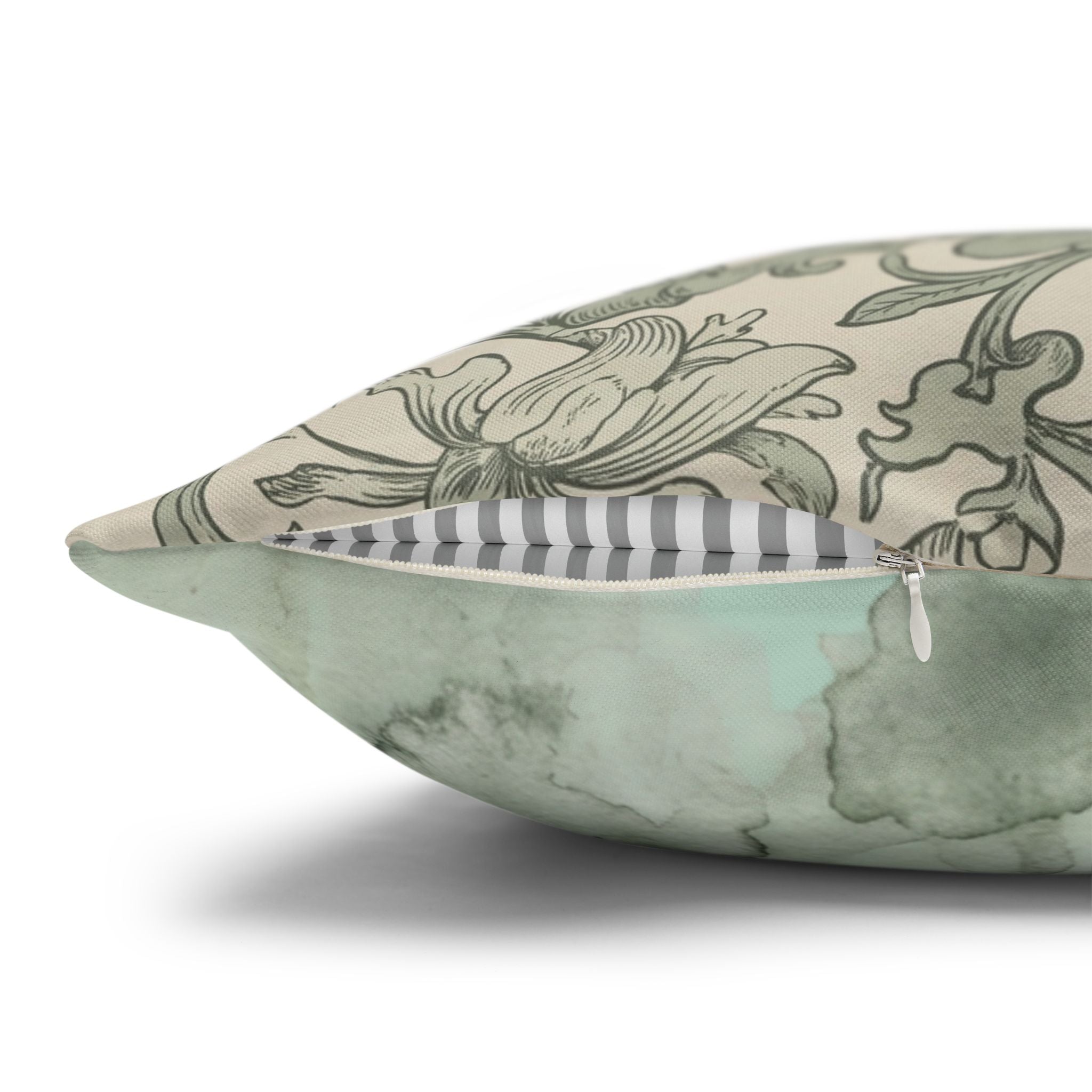 The Hidden Greyhound Pillowcase — Art Nouveau Floral — view 5