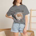 Snuggle & Be Still Tee — Cozy Dog Lounge Graphic T-Shirt — view 12