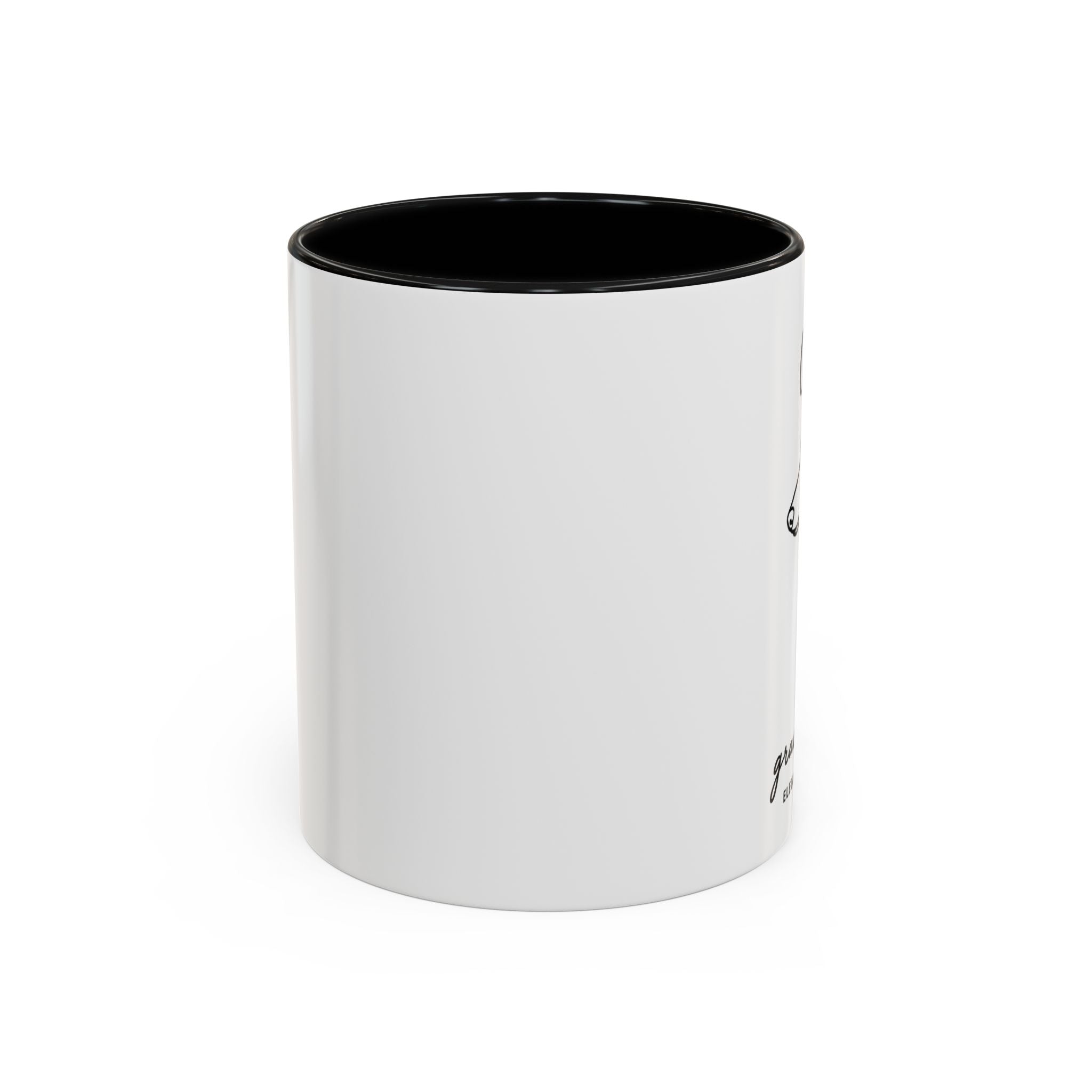 Custom Name Greyhound Portrait Illustration Accent Coffee Mug (11, 15oz) - Graceful Speed - Elegant, Swift, Gentle — Aspen Paws