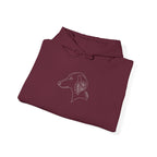 The Botanical Hound Hoodie — Line-Art Silhouette — view 21