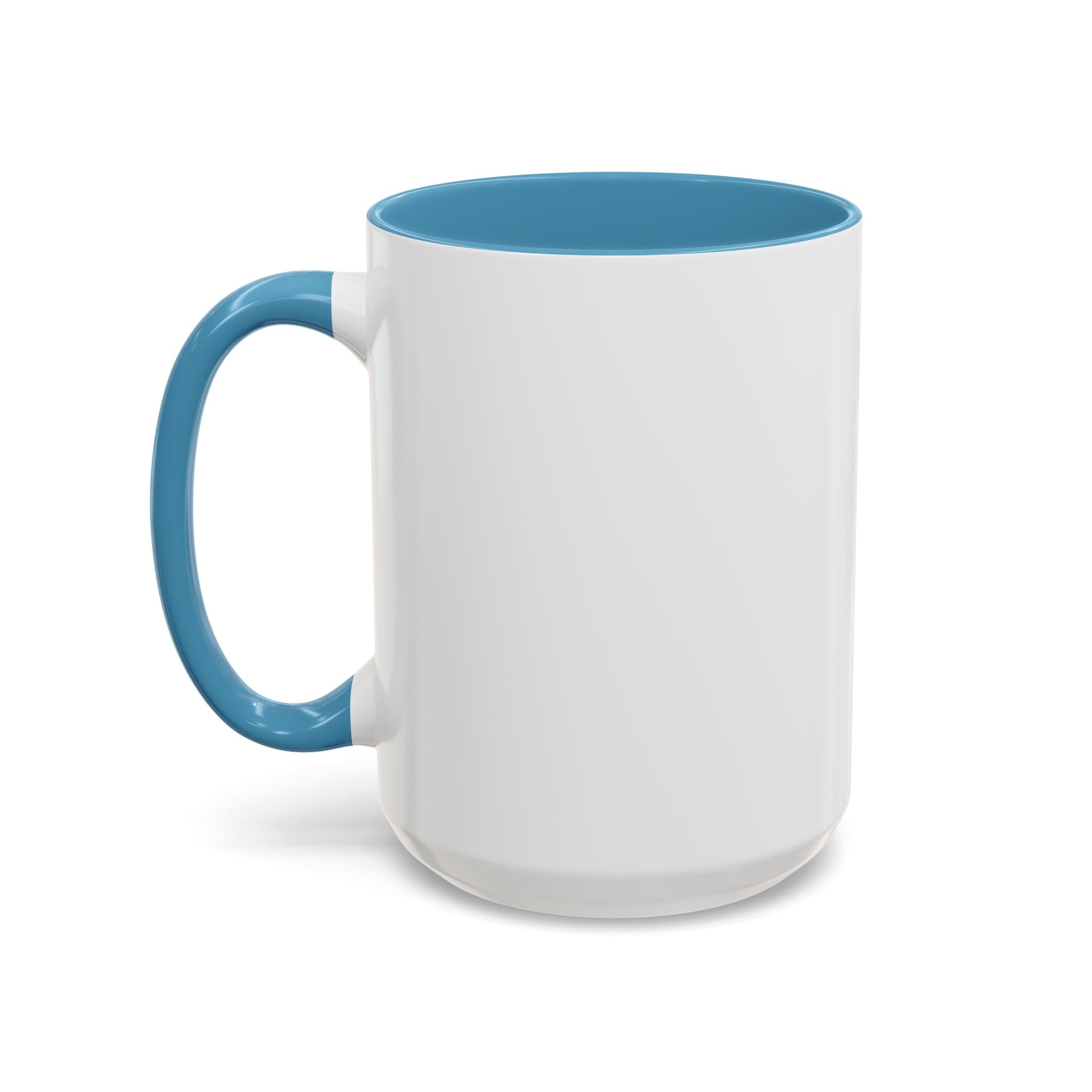 Custom Name Husky Portrait Illustration Accent Coffee Mug (11, 15oz) - Quiet Confidence - Loyal, brave, free