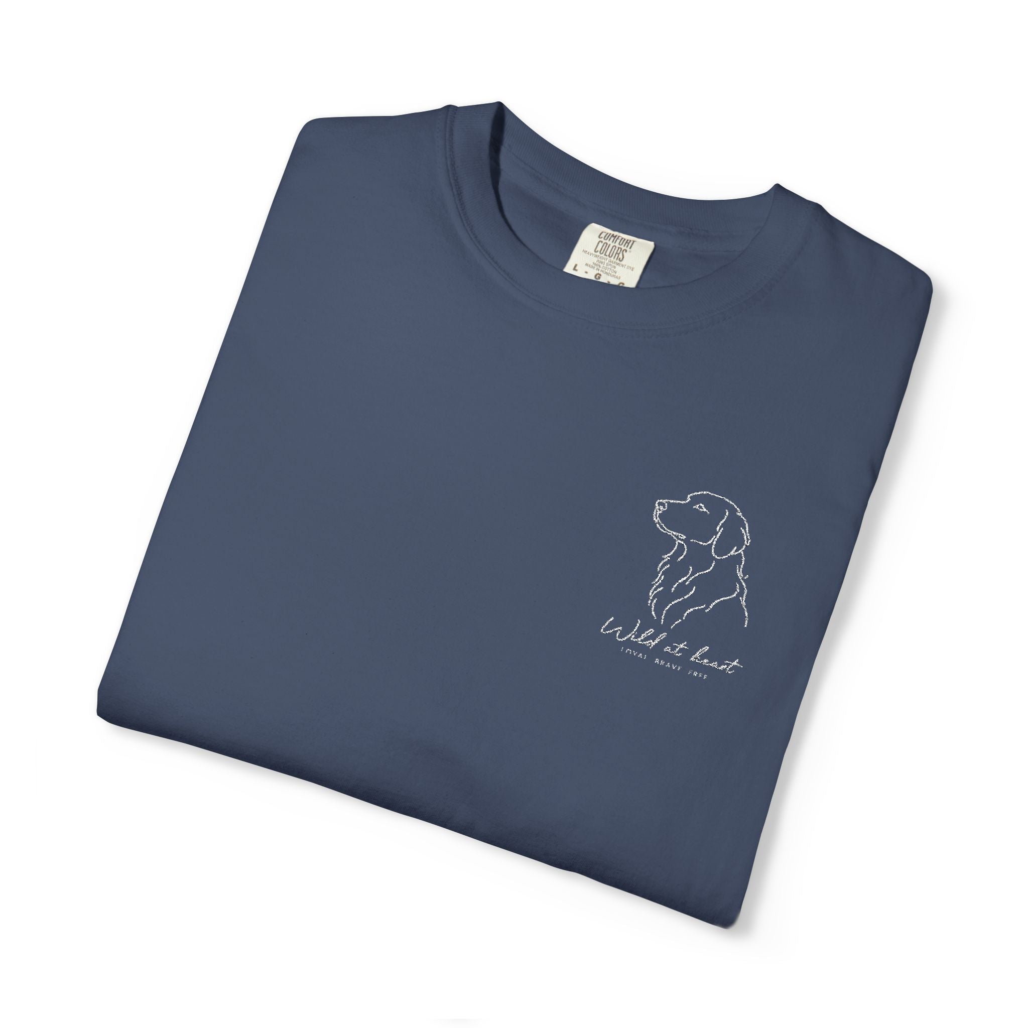 The Wild at Heart Tee — Embroidered Labrador