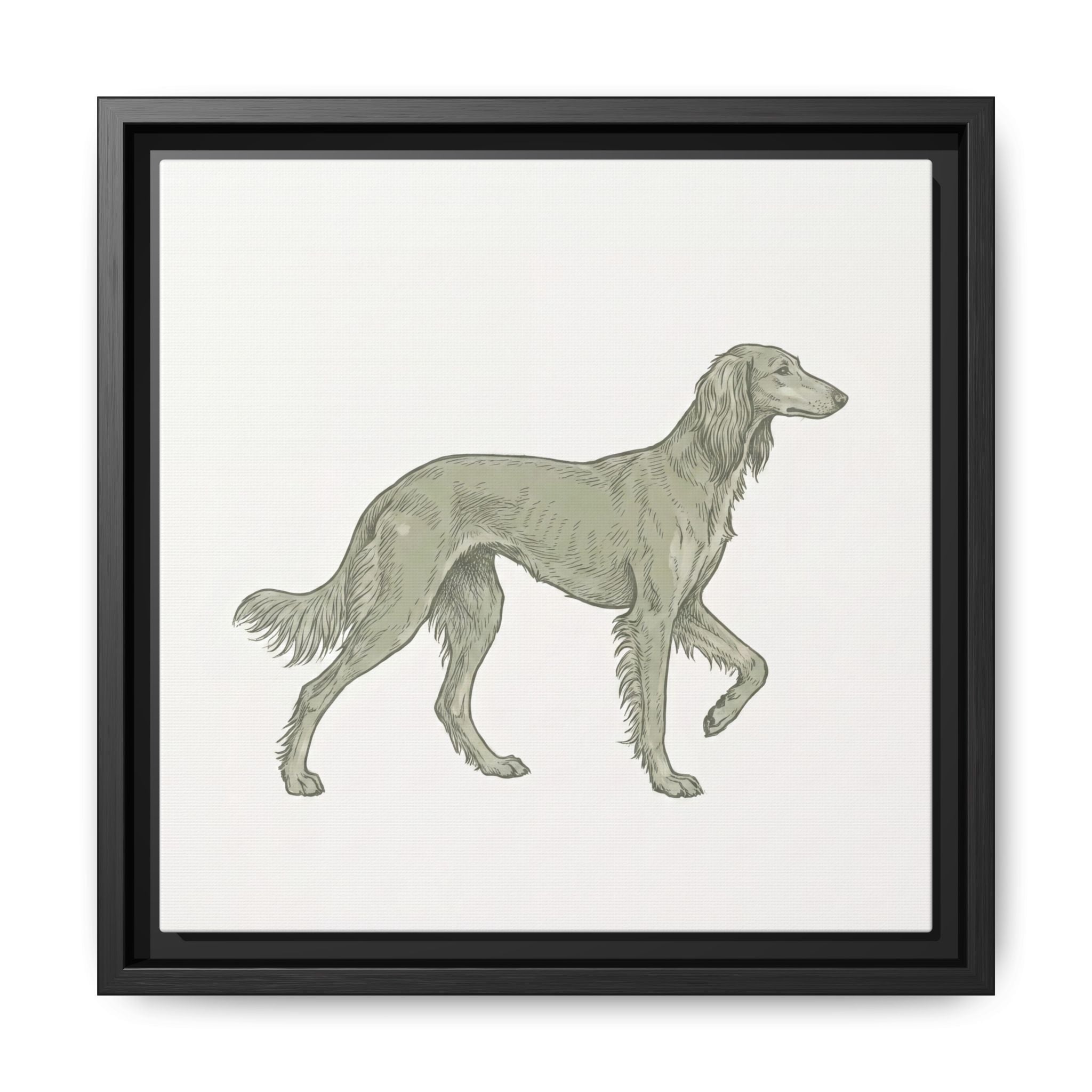 The Saluki Canvas — Framed Hound Print — view 39