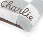 Personalized Pet Bed — Buffalo Check — view 8
