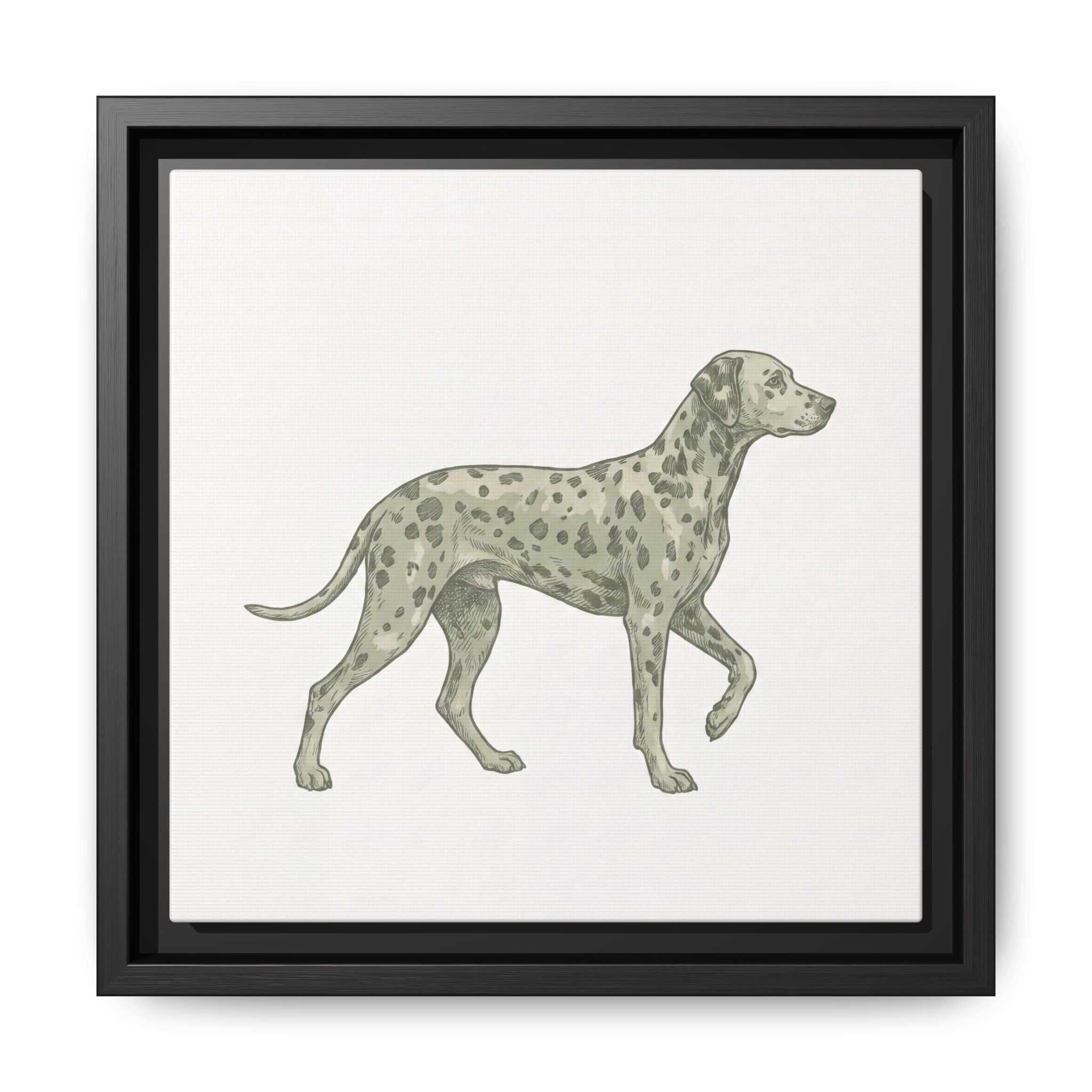 The Dalmatian Canvas — Framed Wall Art