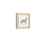 The Saluki Canvas — Framed Hound Print