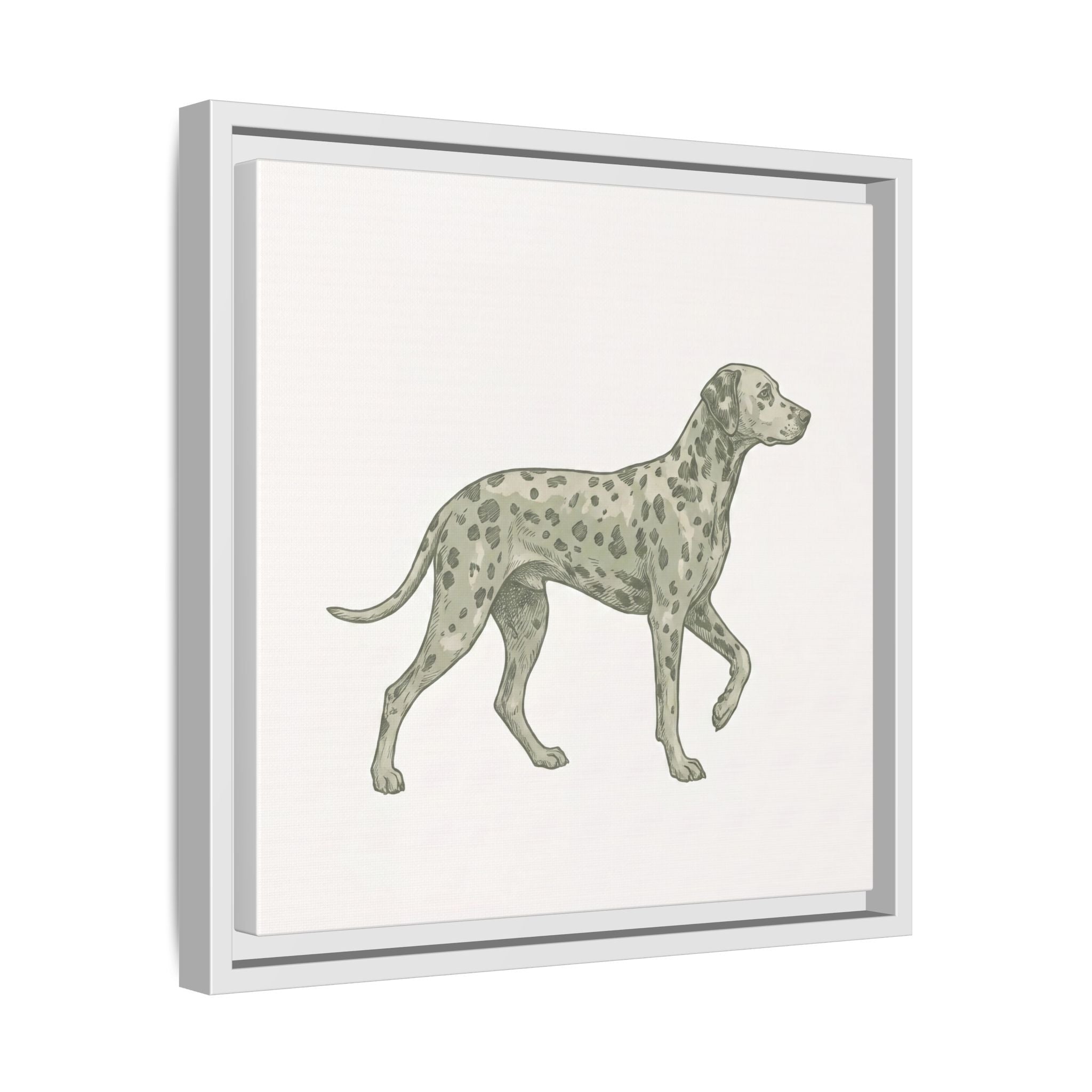 The Dalmatian Canvas — Framed Wall Art