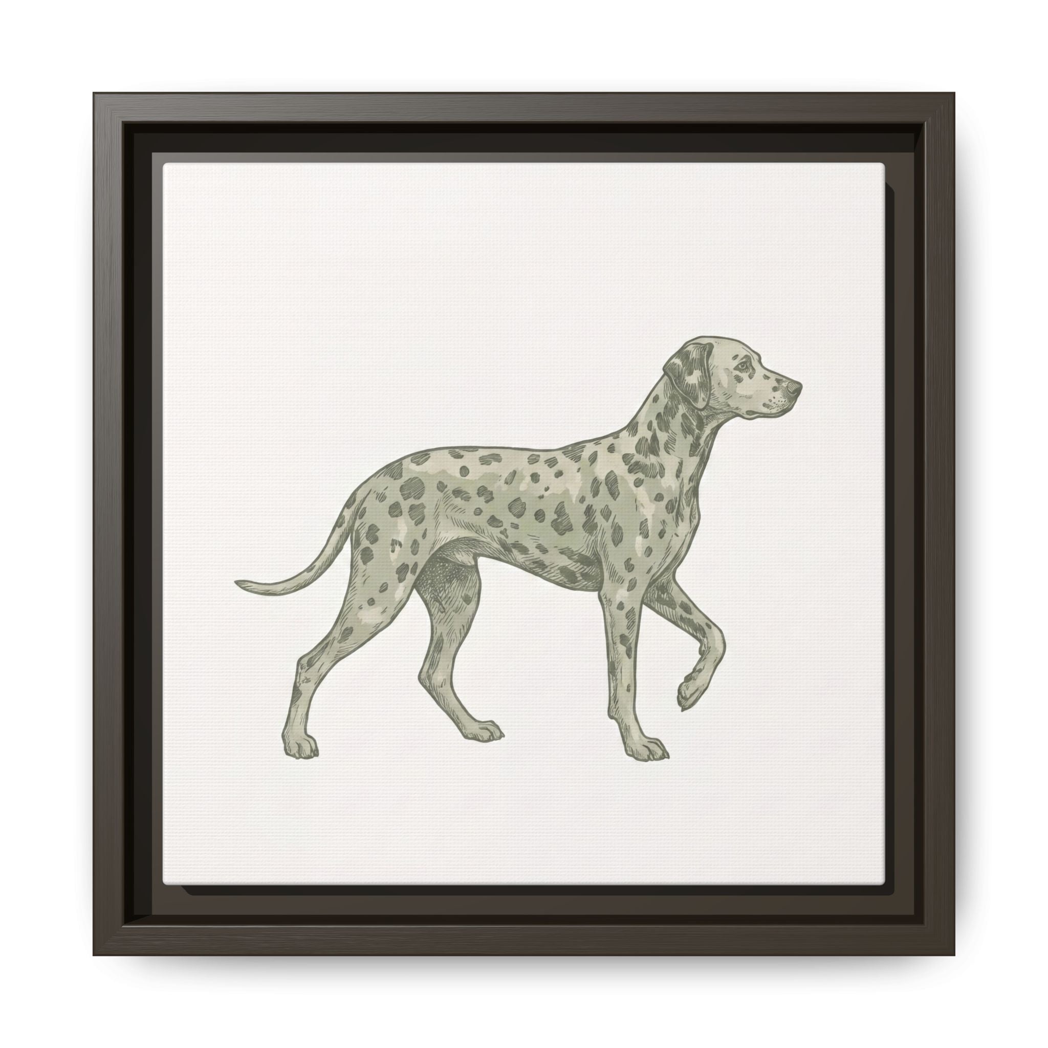 The Dalmatian Canvas — Framed Wall Art