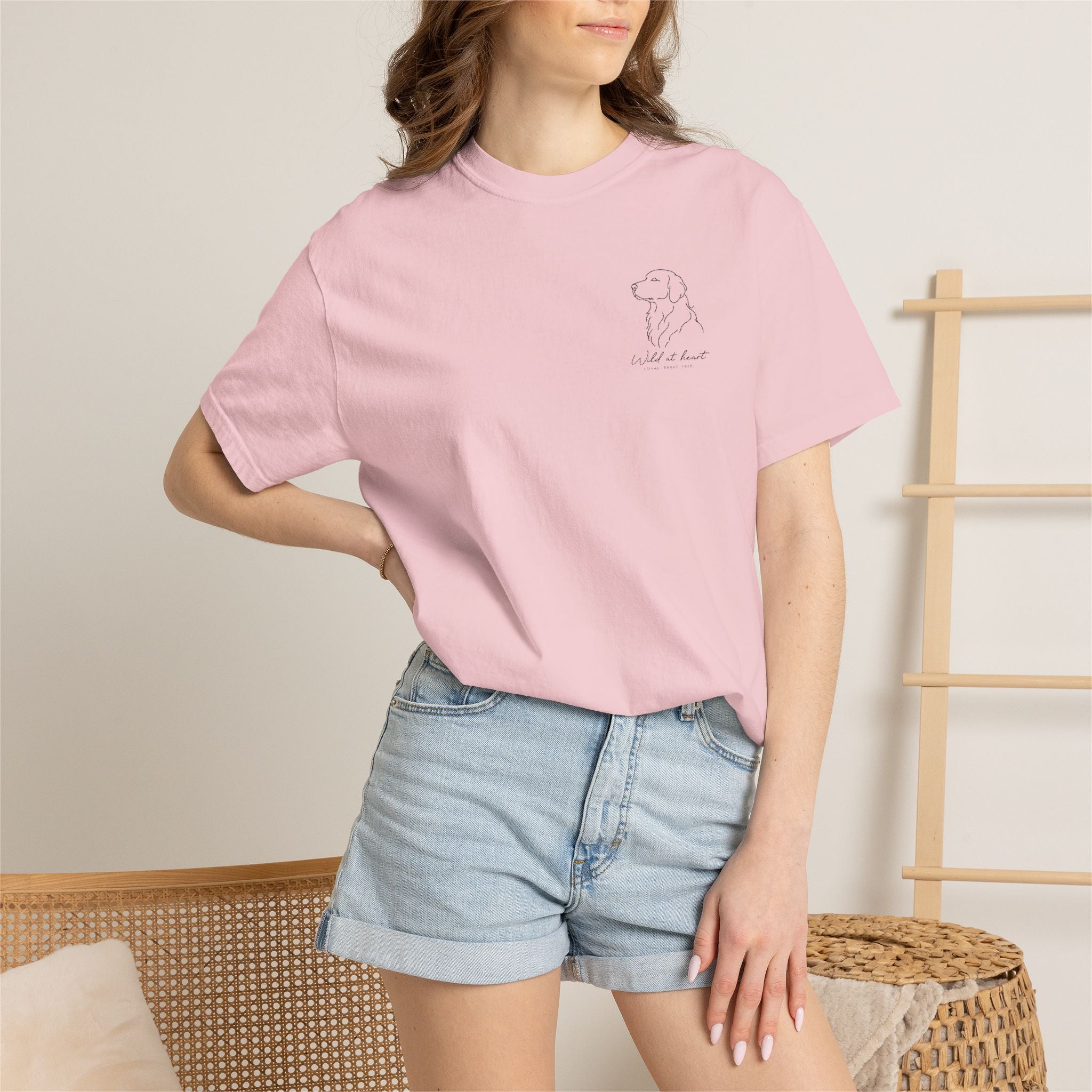 The Pocket Outline Tee — Minimalist Dog