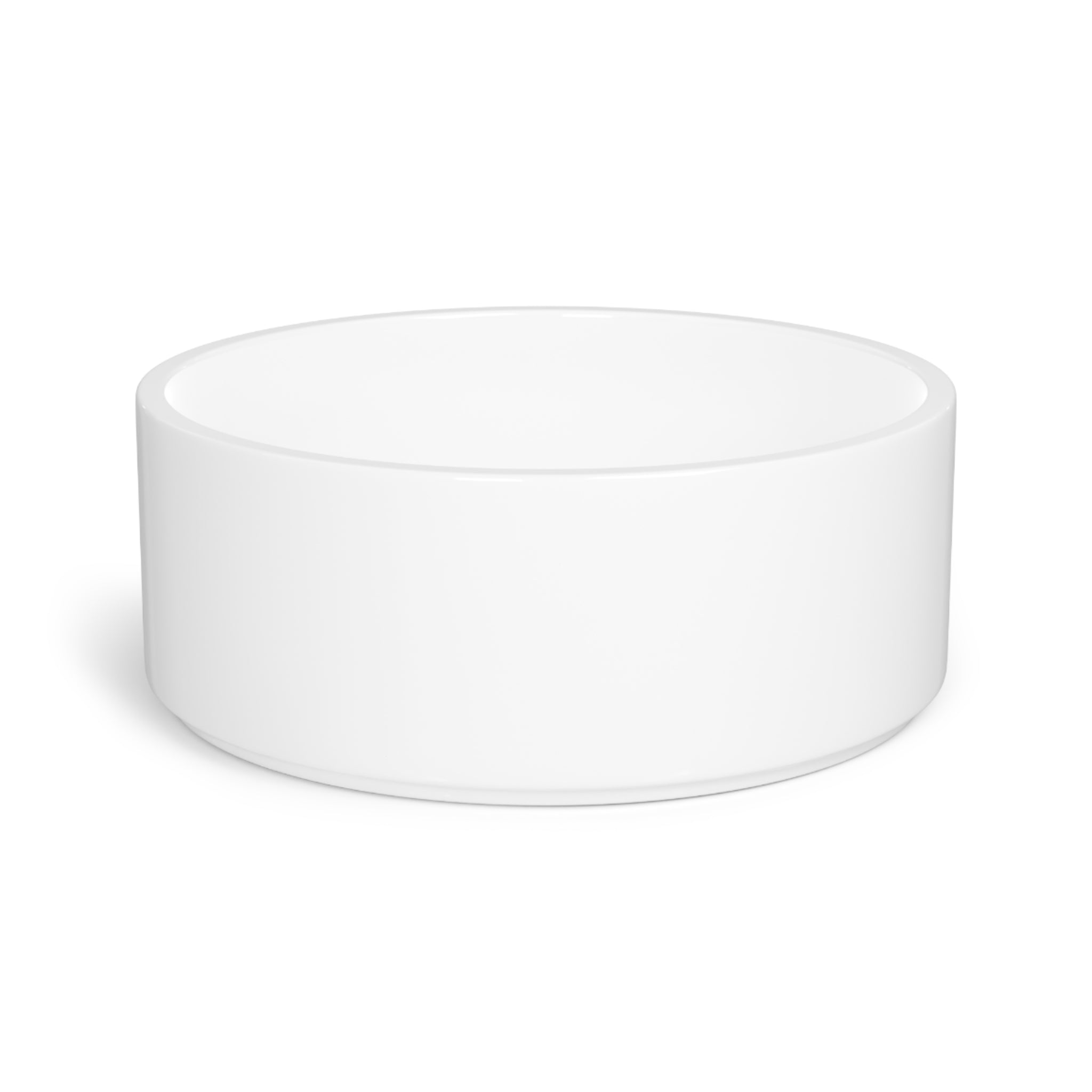 Custom Pet Bowl — Colorful Vertical Stripes Personalized with Name — view 4