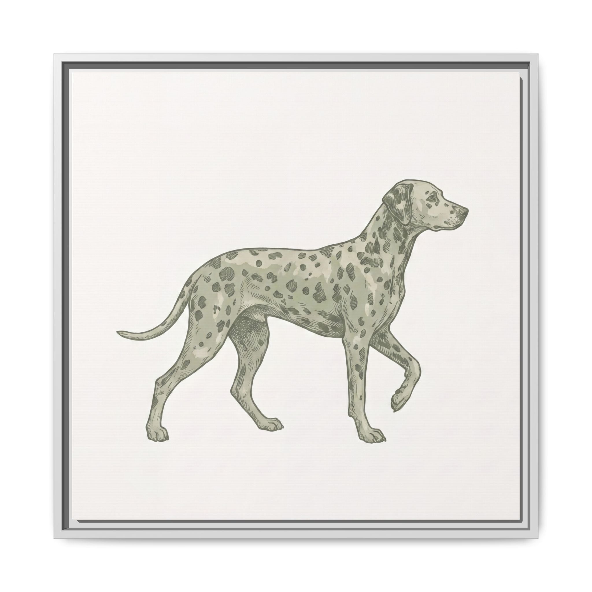 The Dalmatian Canvas — Framed Wall Art — Aspen Paws