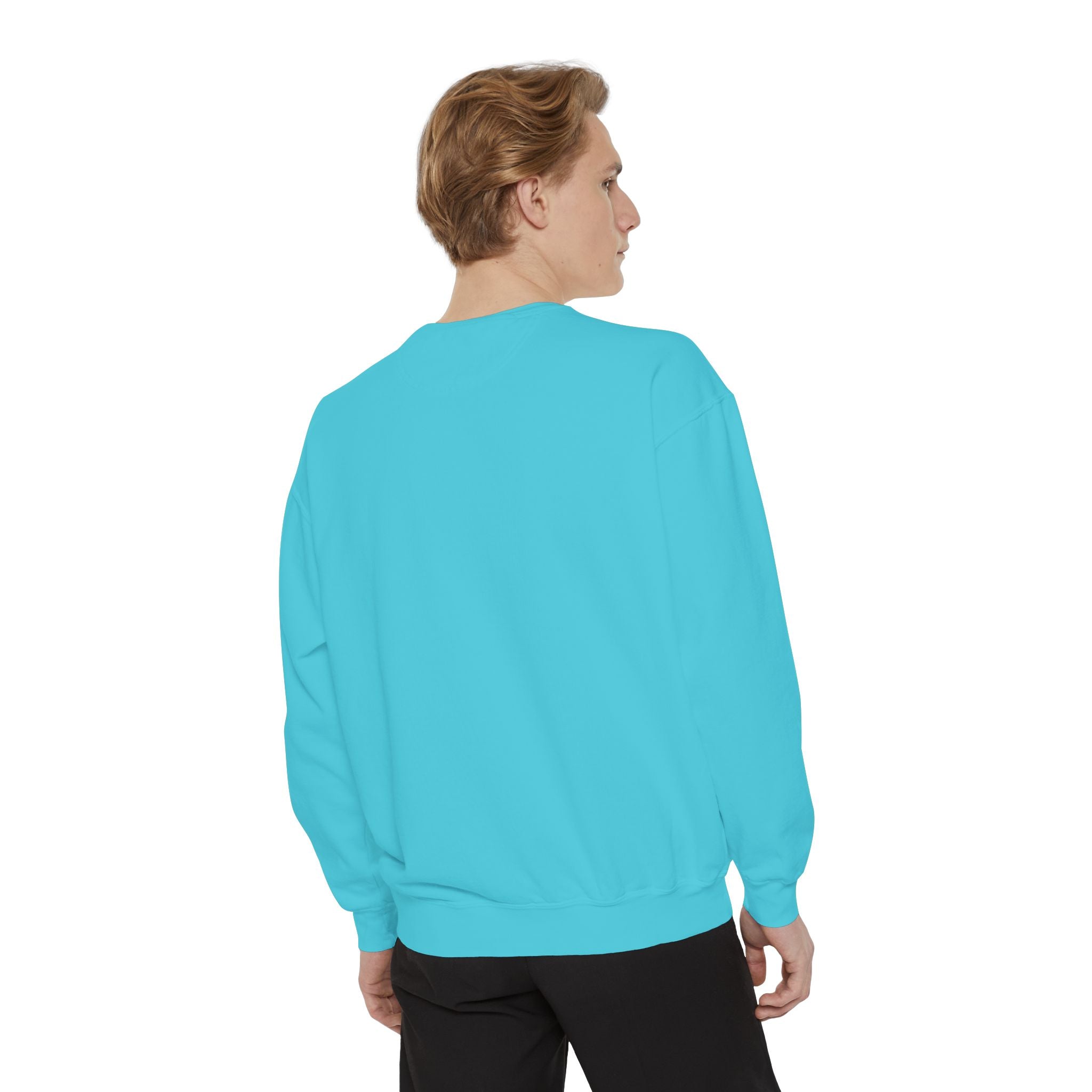 Greyhound Floral Sweatshirt — Minimal Line Art Botanical Floral Dog Crewneck — view 17