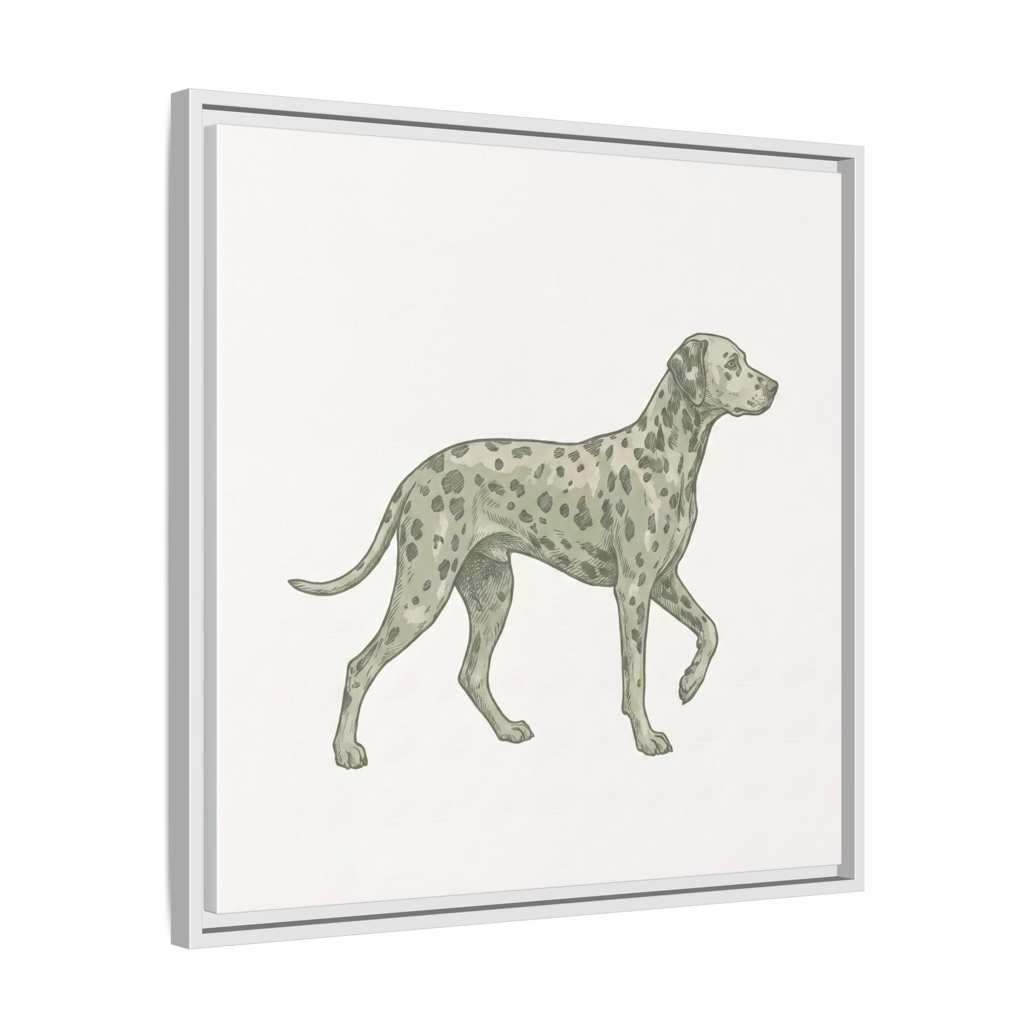 The Dalmatian Canvas — Framed Wall Art