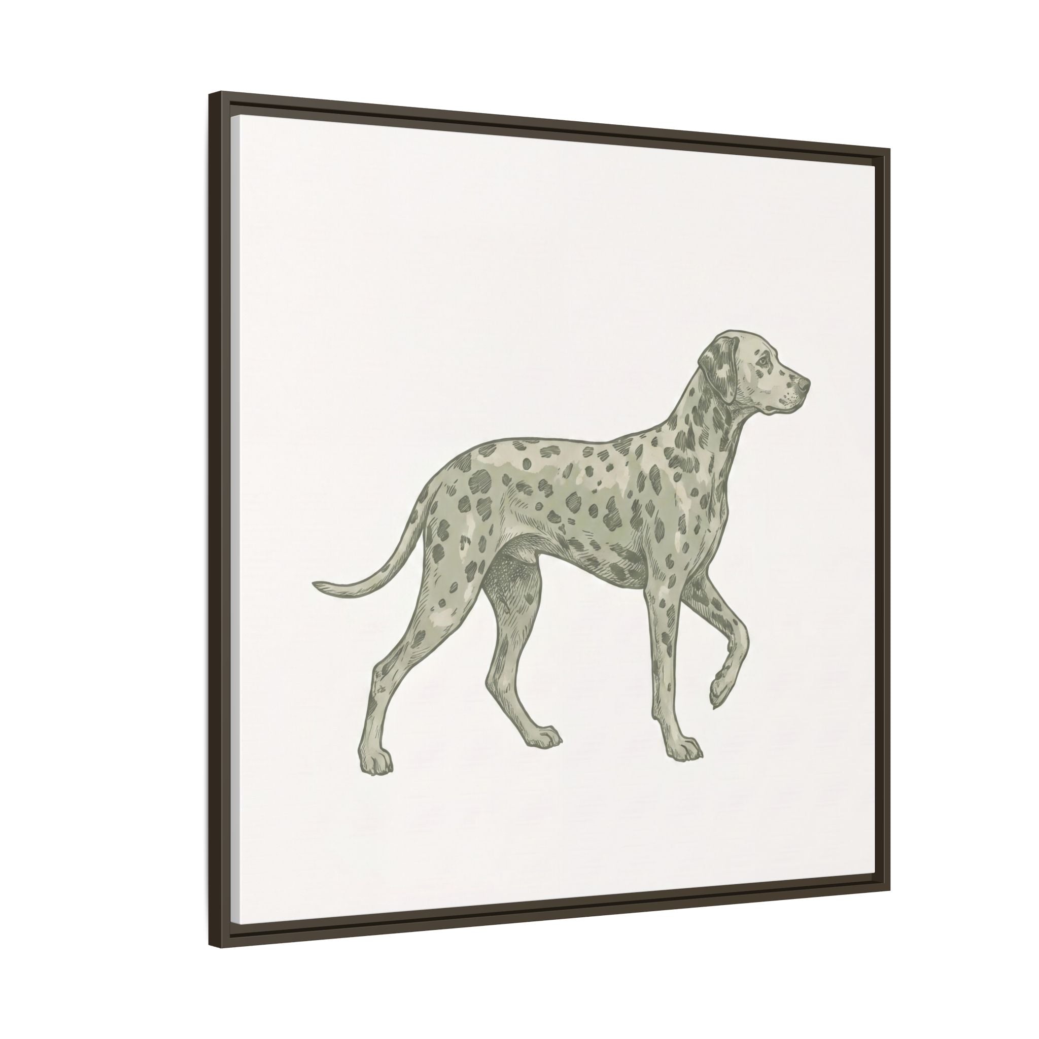 The Dalmatian Canvas — Framed Wall Art