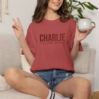 The Sanctuary Tee — Custom Pet Name, Embroidered — view 10