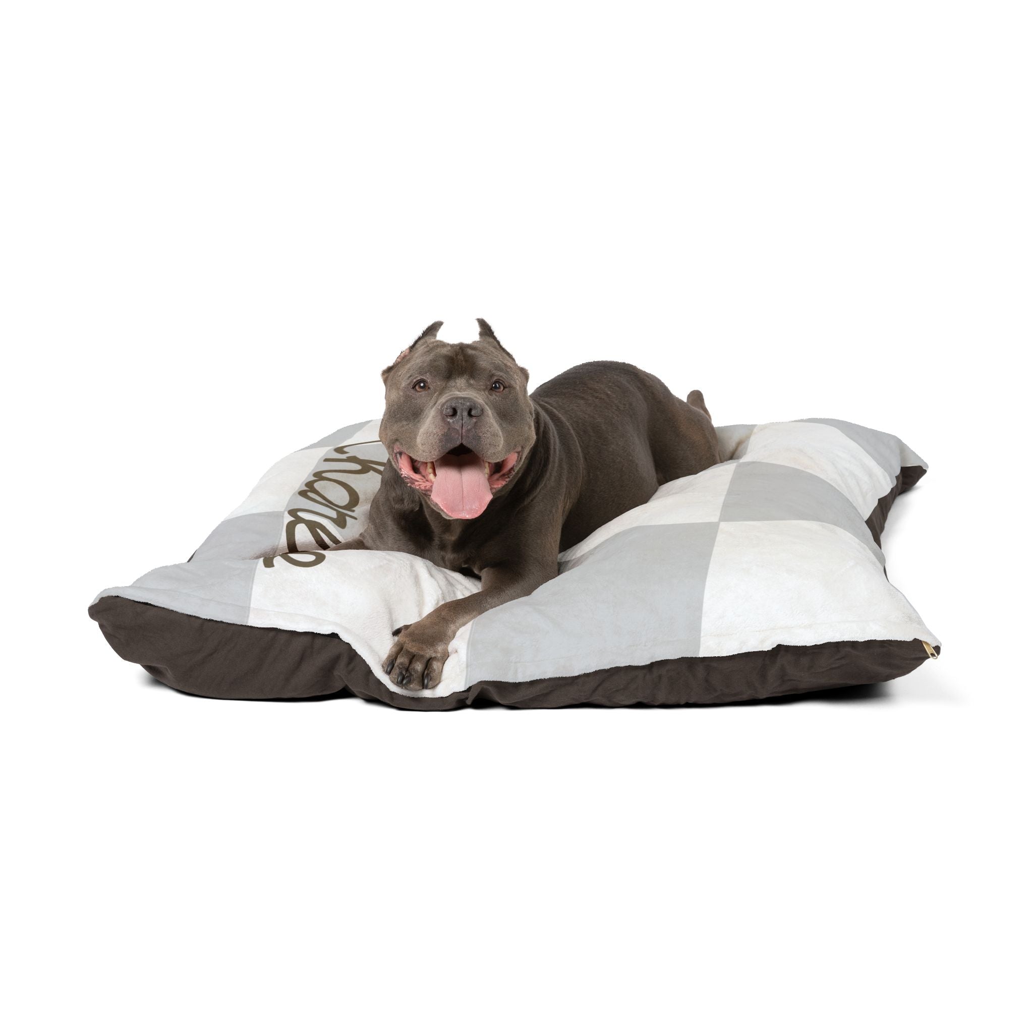 Personalized Pet Bed — Buffalo Check — view 5