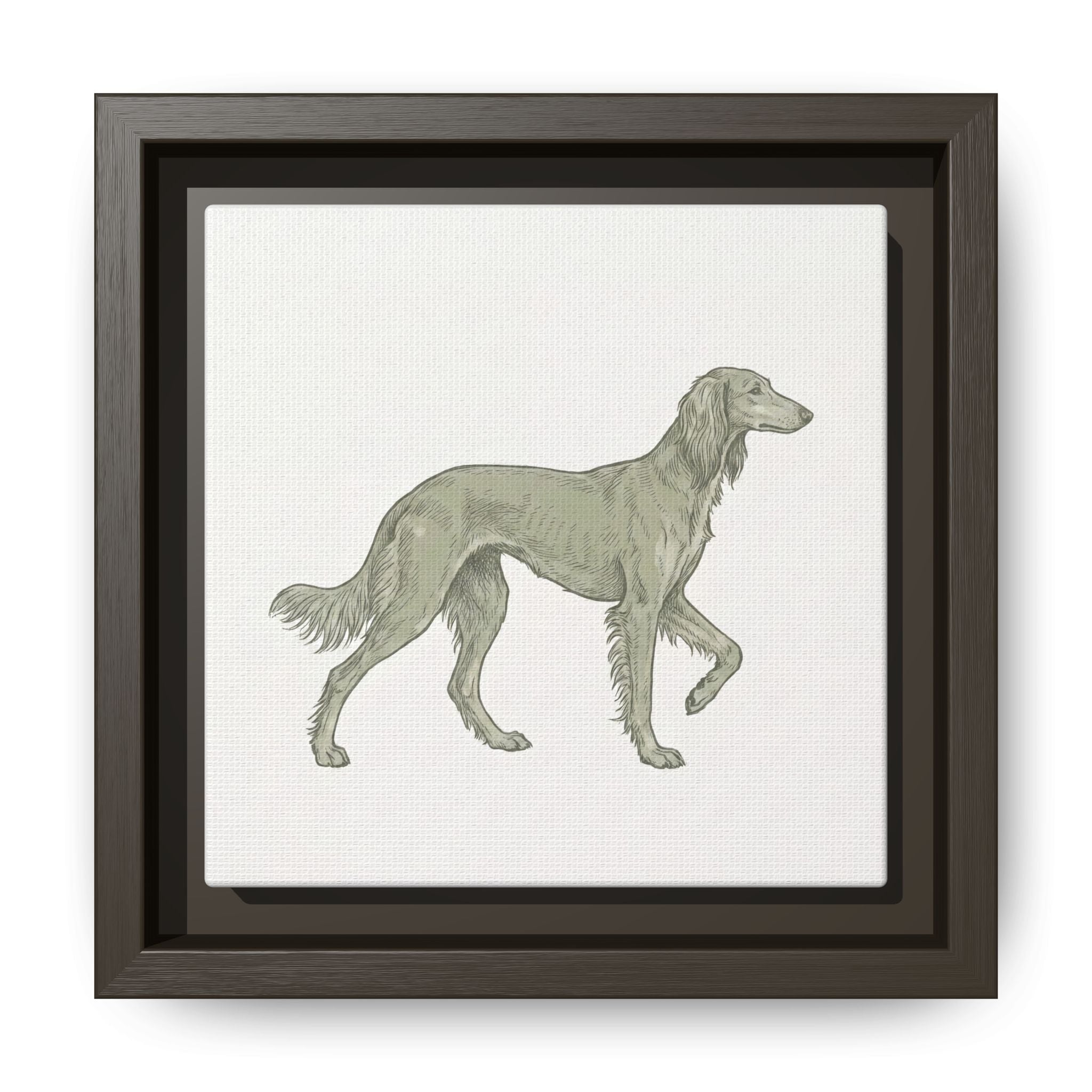 The Saluki Canvas — Framed Hound Print — view 19