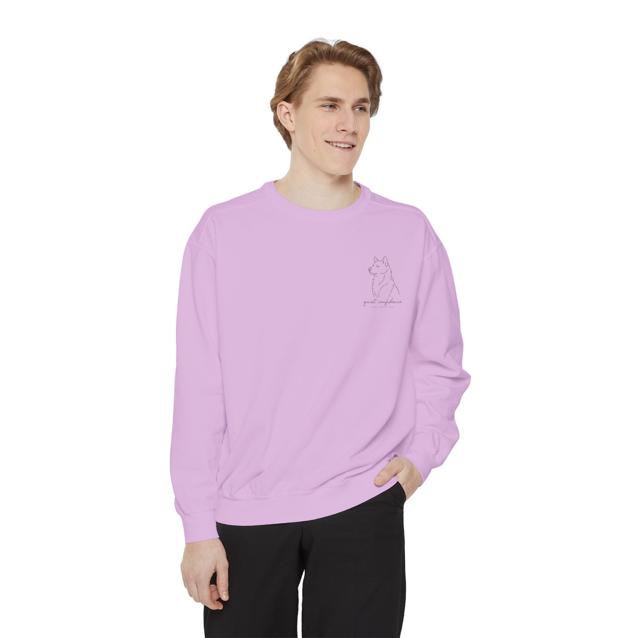 The Outline Crewneck — Chest Embroidery — view 25