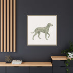 The Dalmatian Canvas — Framed Wall Art