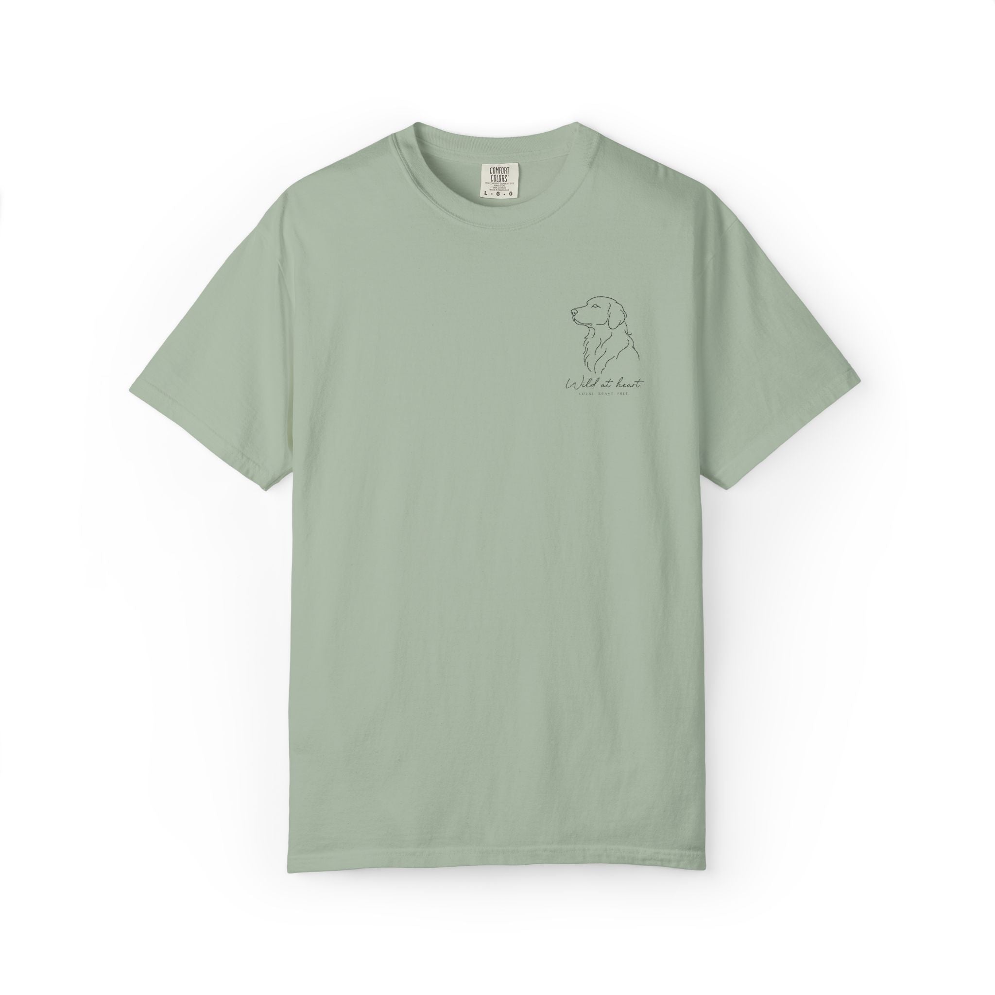 The Pocket Outline Tee — Minimalist Dog — view 5