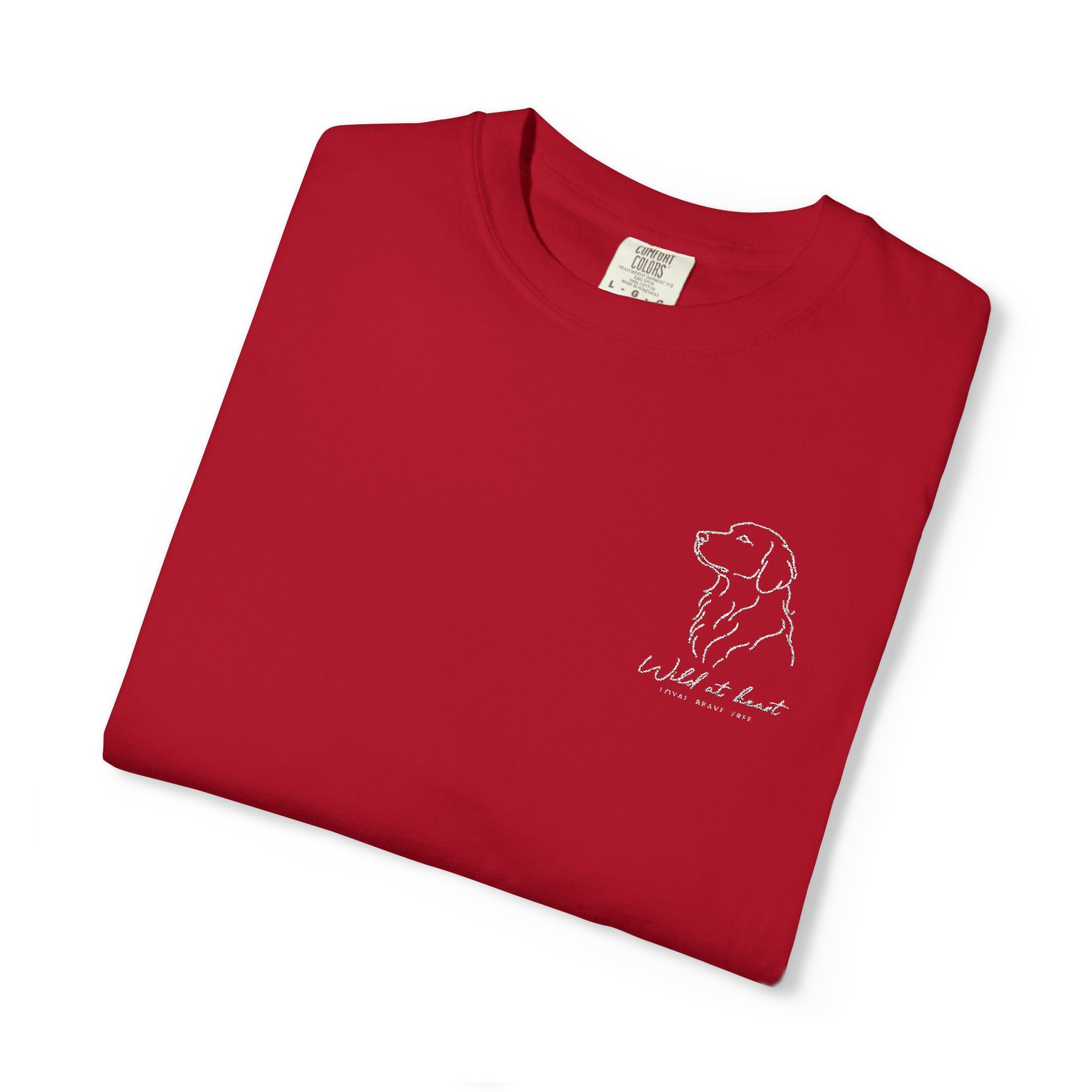 The Wild at Heart Tee — Embroidered Labrador