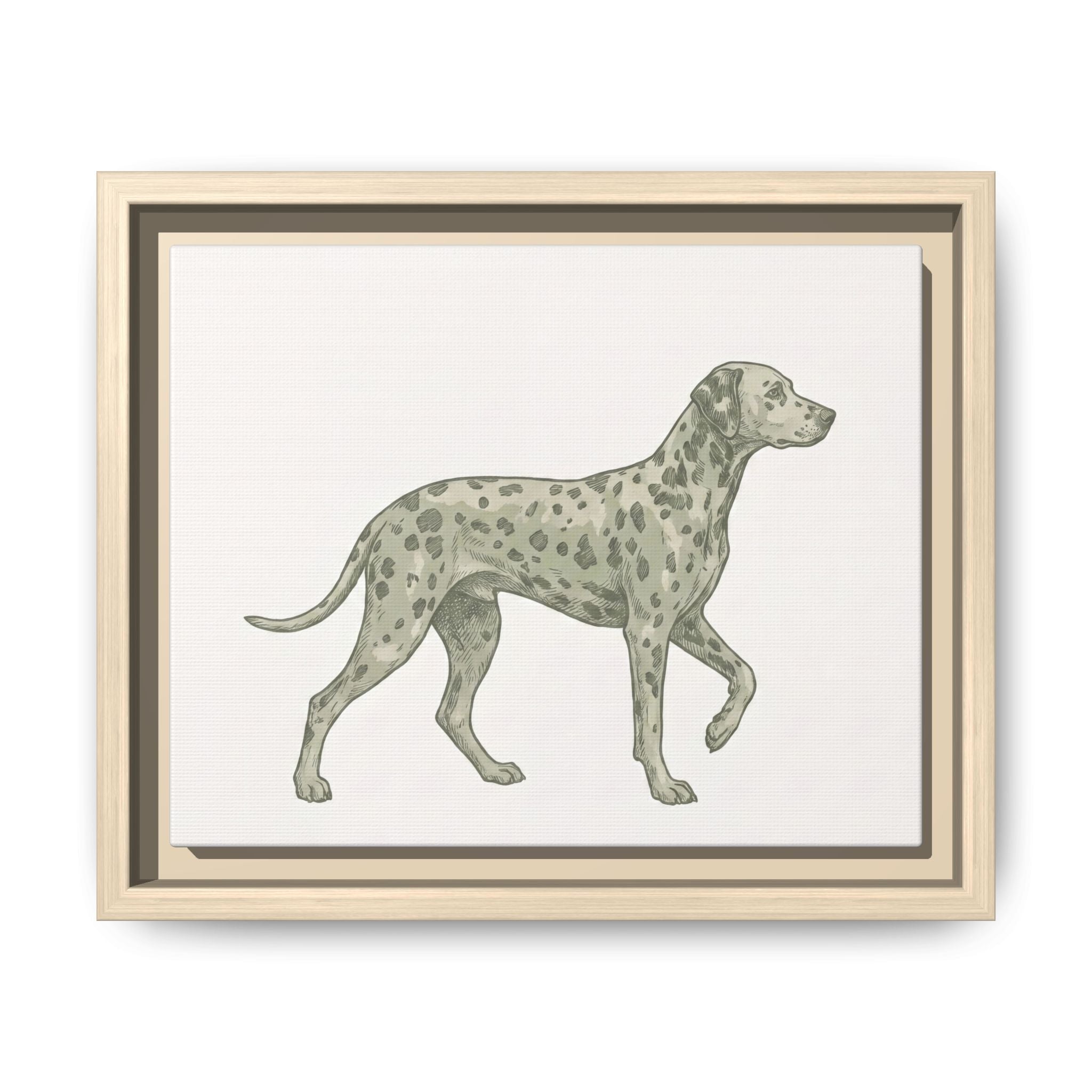 The Dalmatian Canvas — Framed Wall Art — view 29