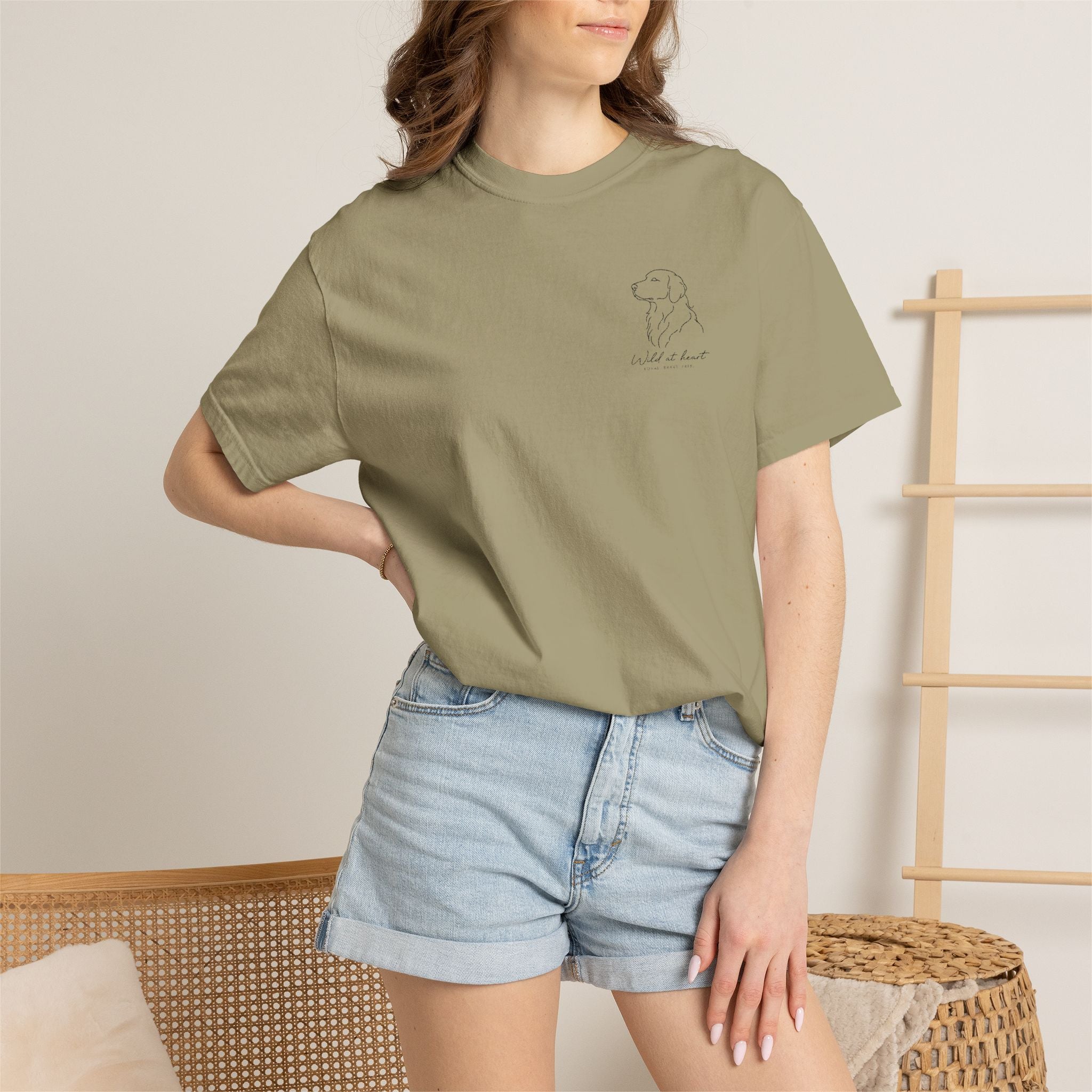 The Pocket Outline Tee — Minimalist Dog — view 27