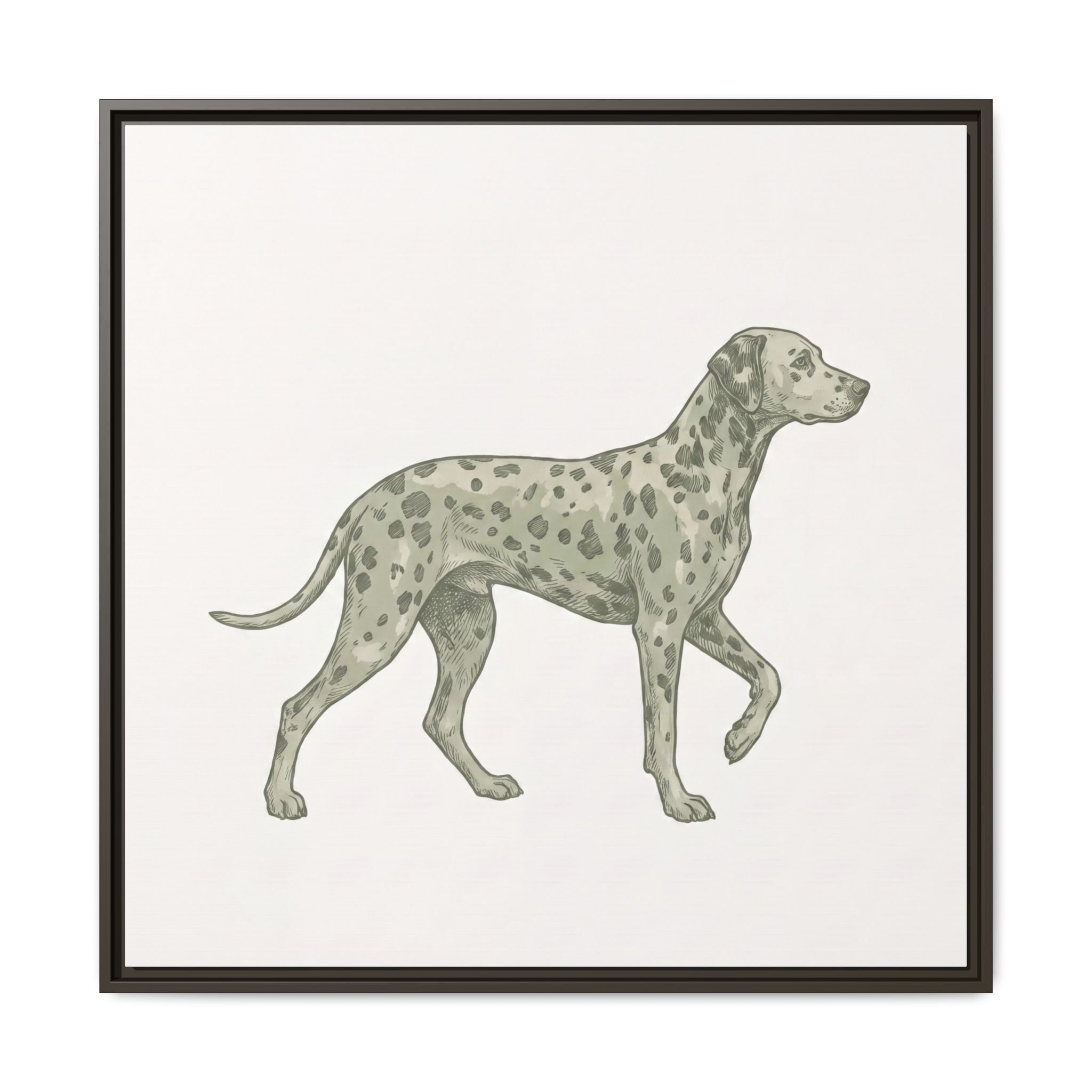 The Dalmatian Canvas — Framed Wall Art — view 9
