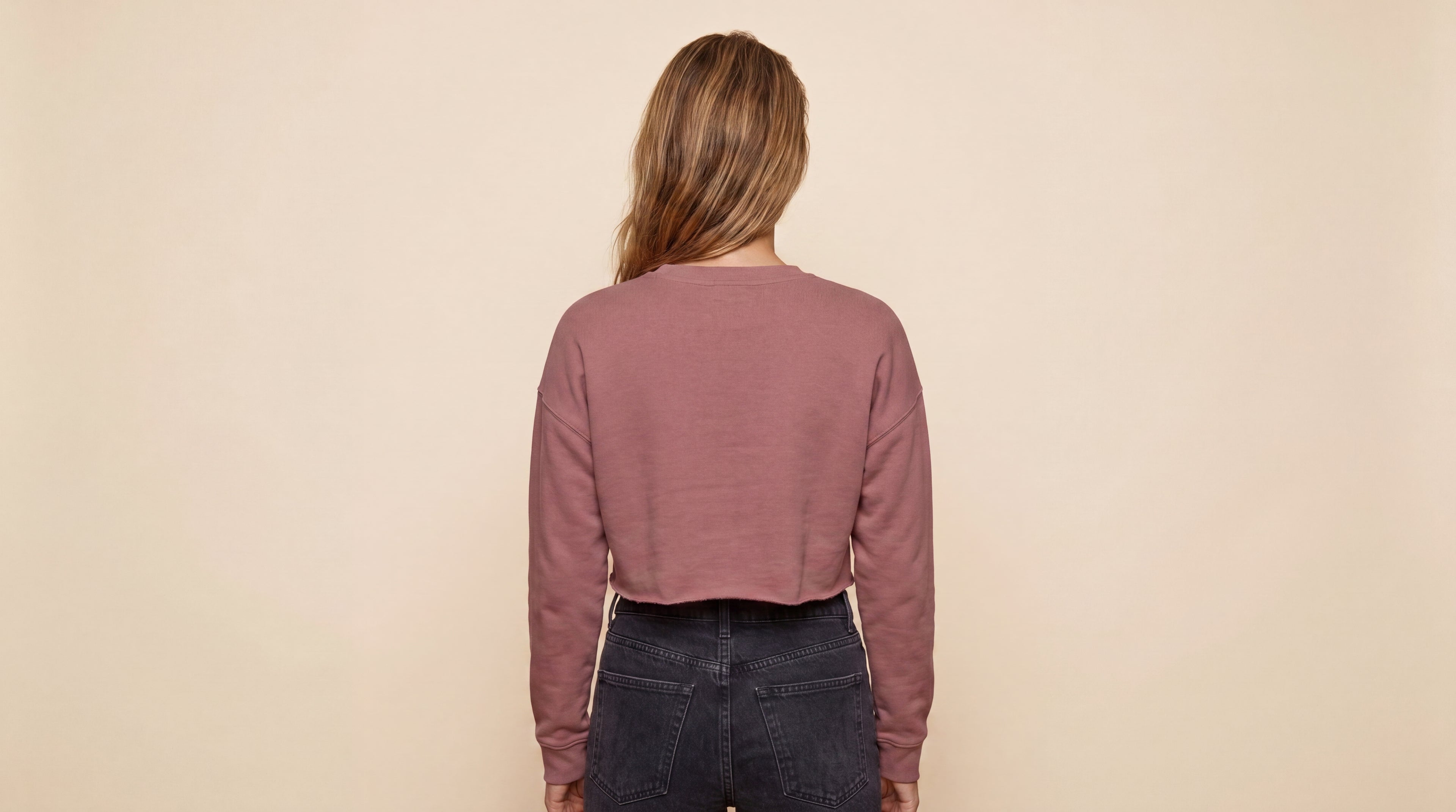 The Portrait Crop — Custom Pet Face Cropped Sweatshirt — view 3