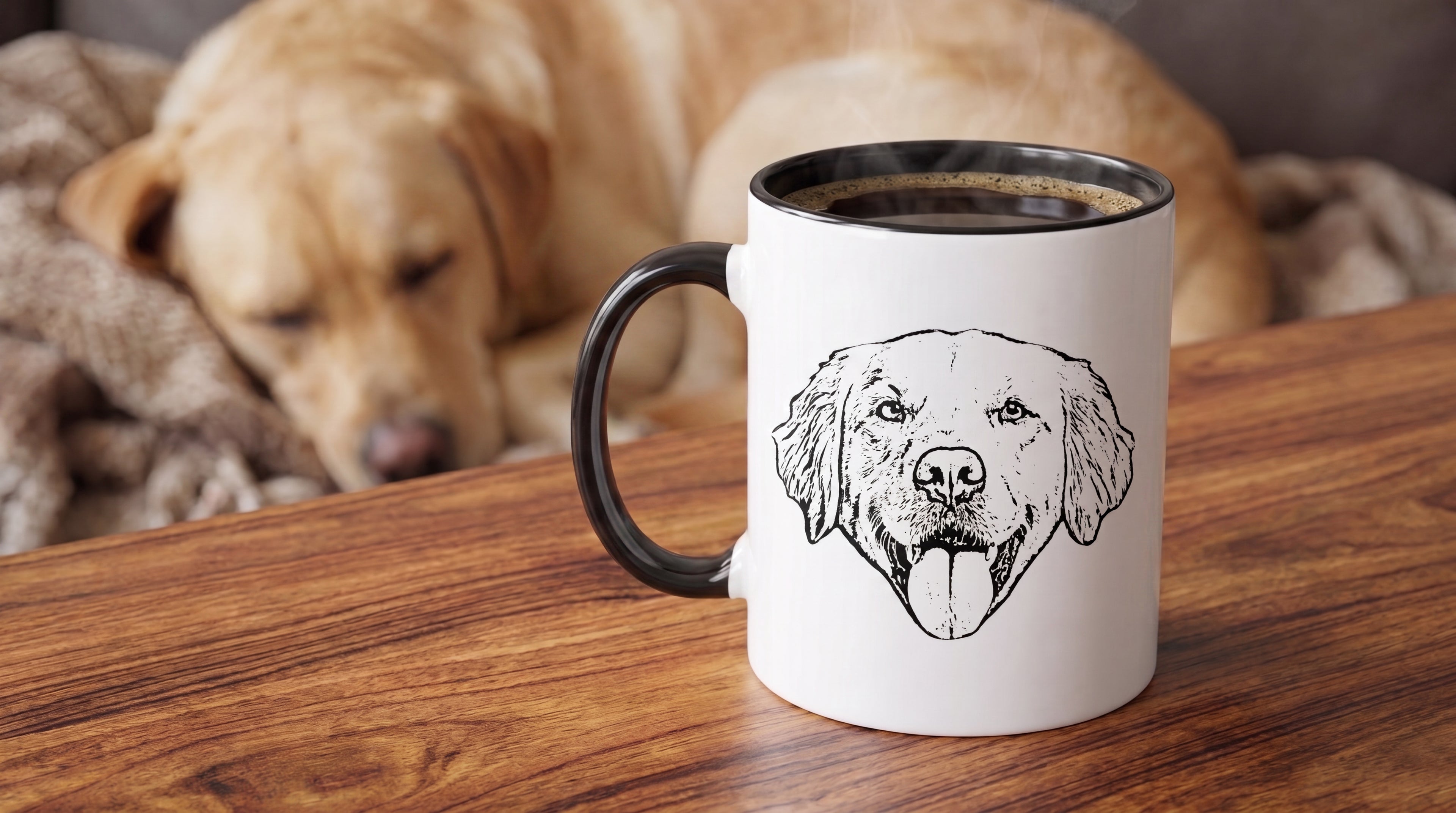 The Accent Mug — Two-Tone, 11/15oz — Aspen Paws