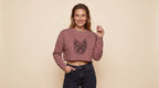 The Portrait Crop — Custom Pet Face Cropped Sweatshirt — view 2