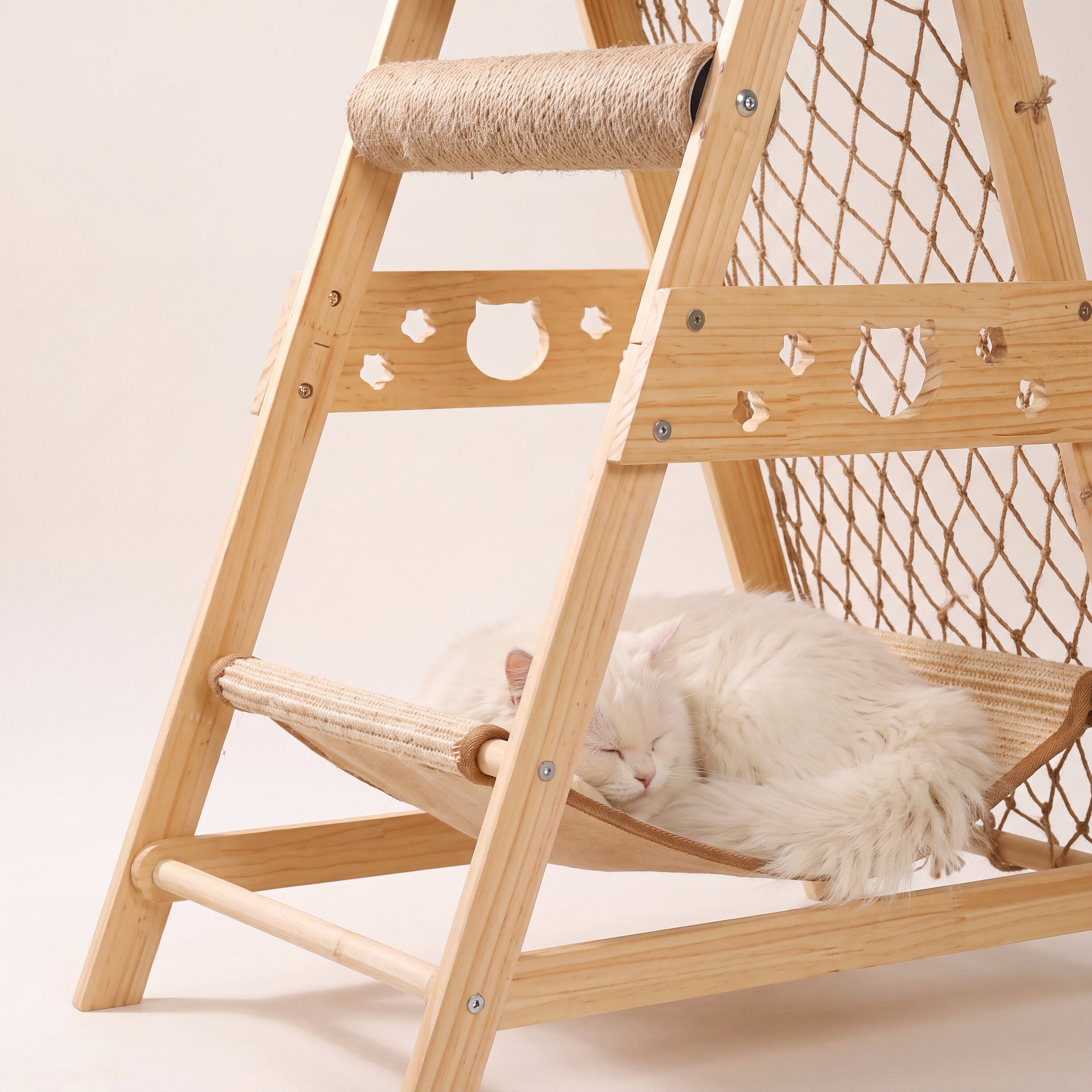 The Japandi A-Frame Cat Tree — view 2