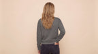 The Monogram Crewneck — Personalized Tonal Embroidery — view 2