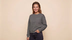 The Monogram Crewneck — Personalized Tonal Embroidery — Aspen Paws