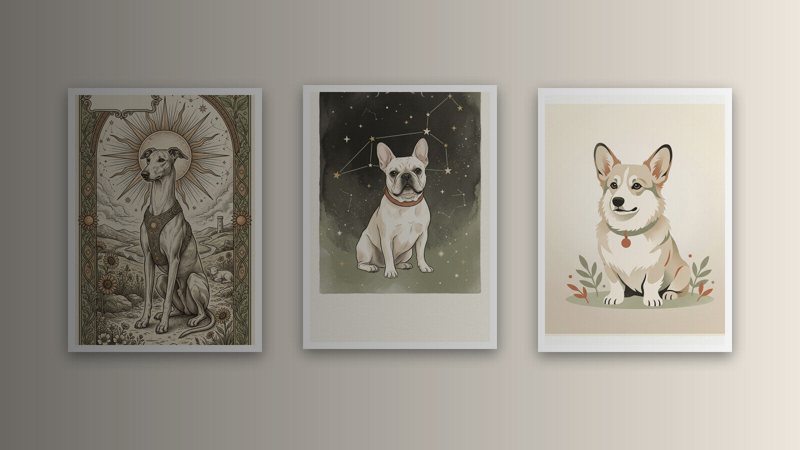 Tarot, zodiac and pet portraits