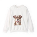 The Portrait Crewneck — Custom Pet Face Sweatshirt — White