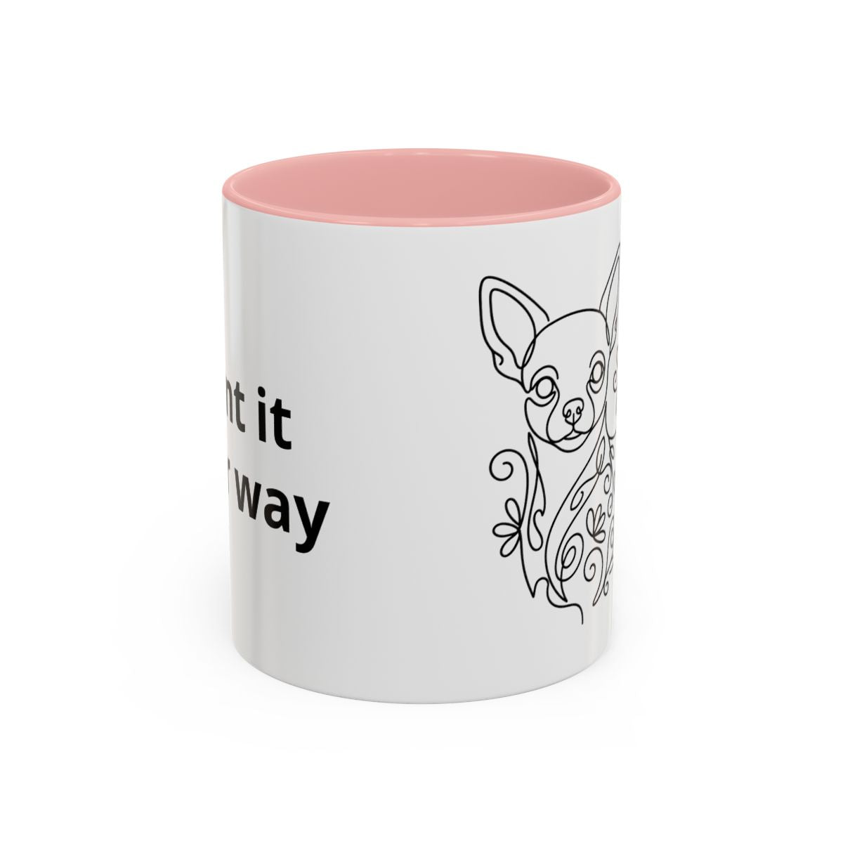 The Accent Mug — Two-Tone, 11/15oz — Pink