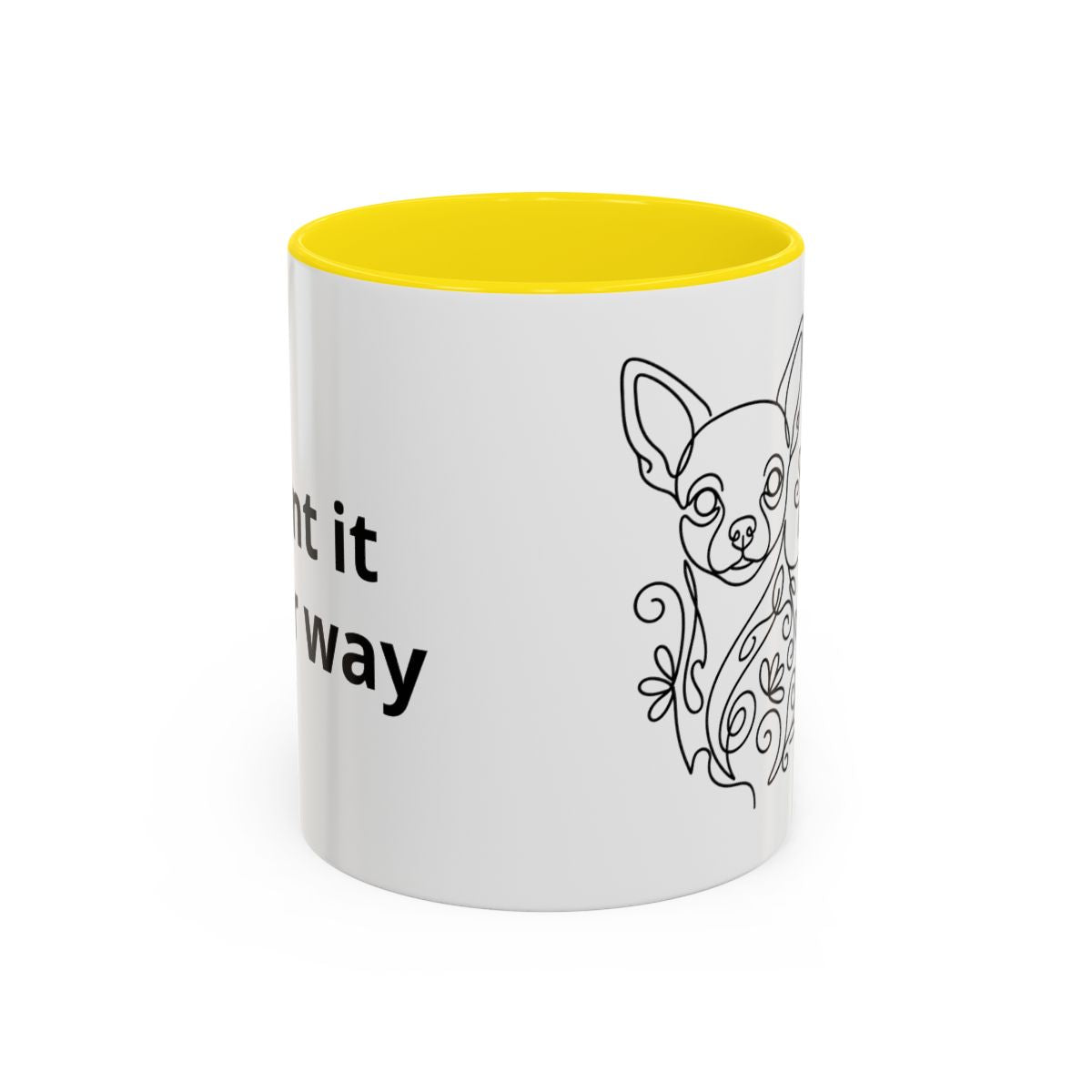 The Accent Mug — Two-Tone, 11/15oz — Yellow