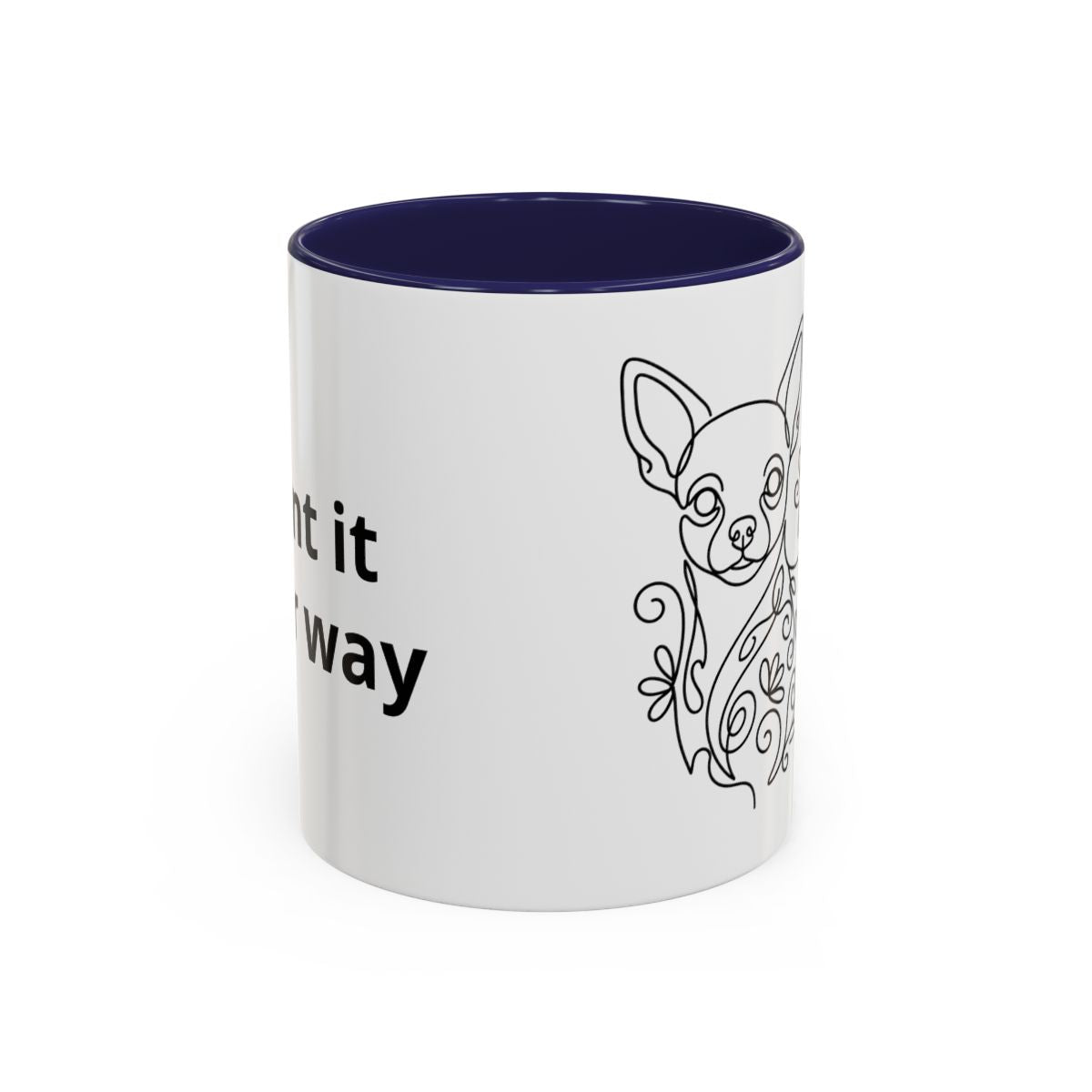 The Accent Mug — Two-Tone, 11/15oz — Navy
